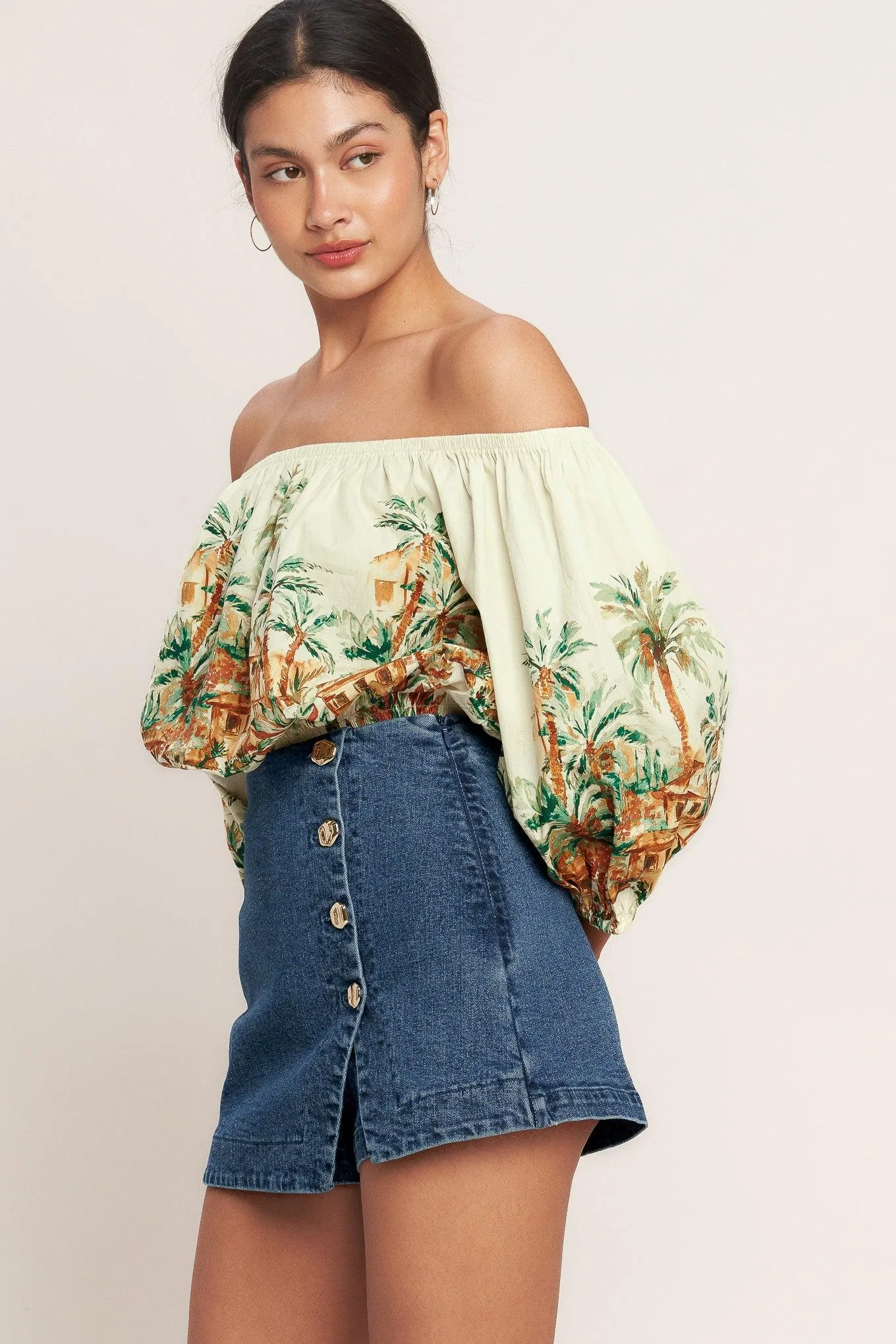 No Second Thought Denim Skirt sold by Zulily product image thumbnail 3