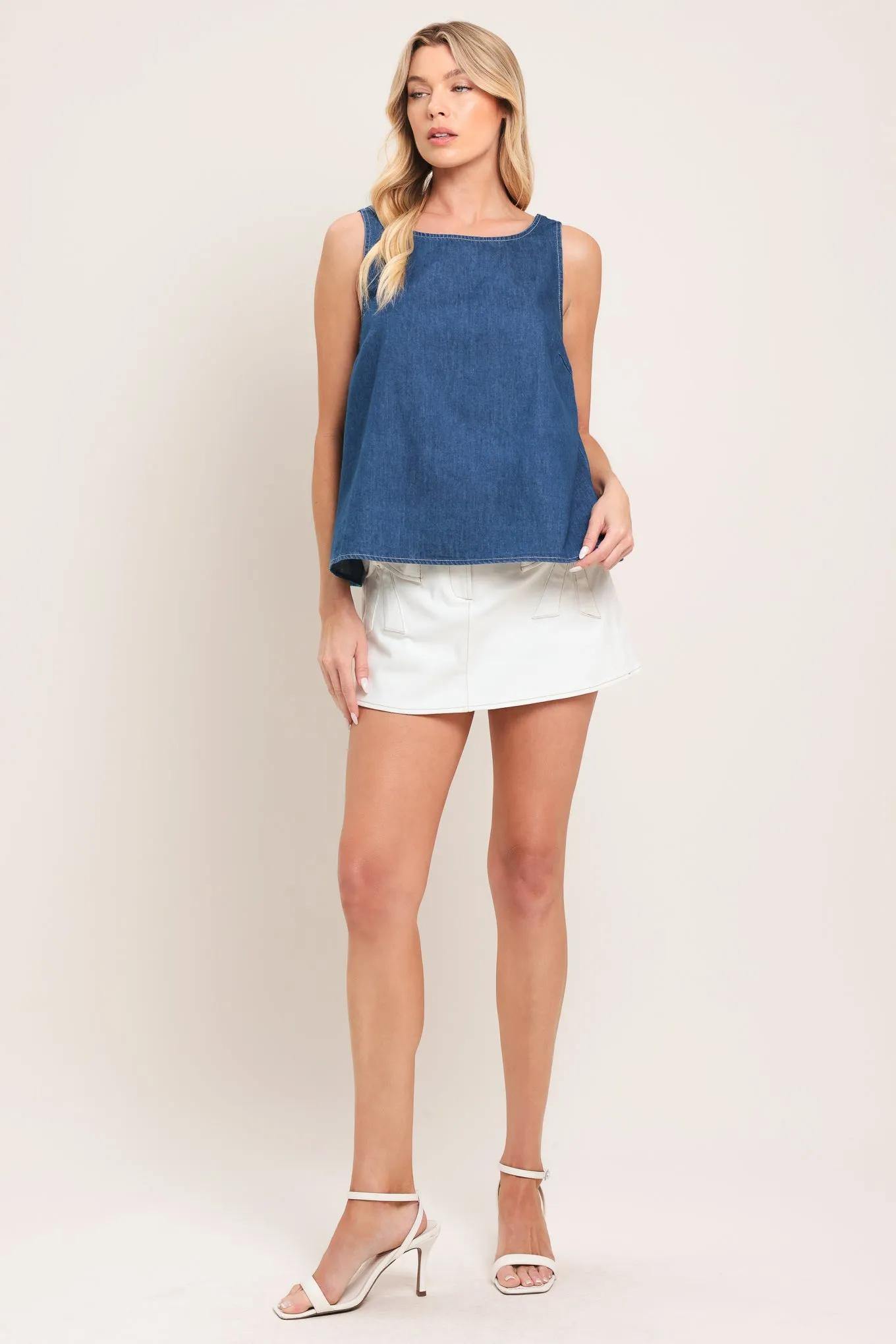 Washed Flow Woven Top sold by Zulily product image thumbnail 5