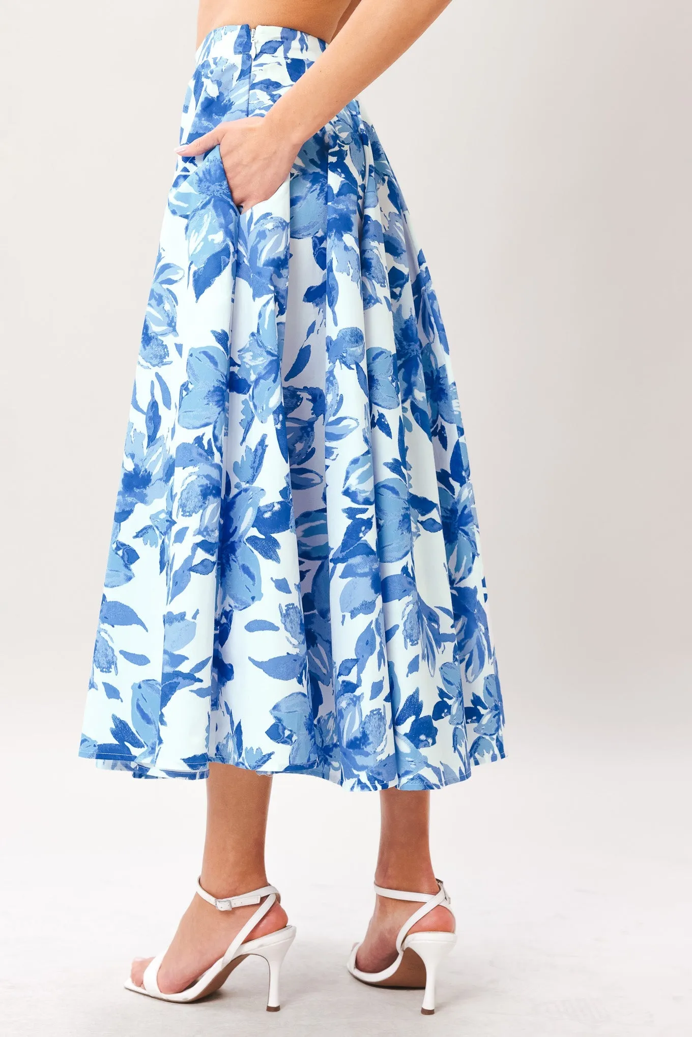 Sky Blossom Woven Full Circle Skirt sold by Zulily product image thumbnail 2