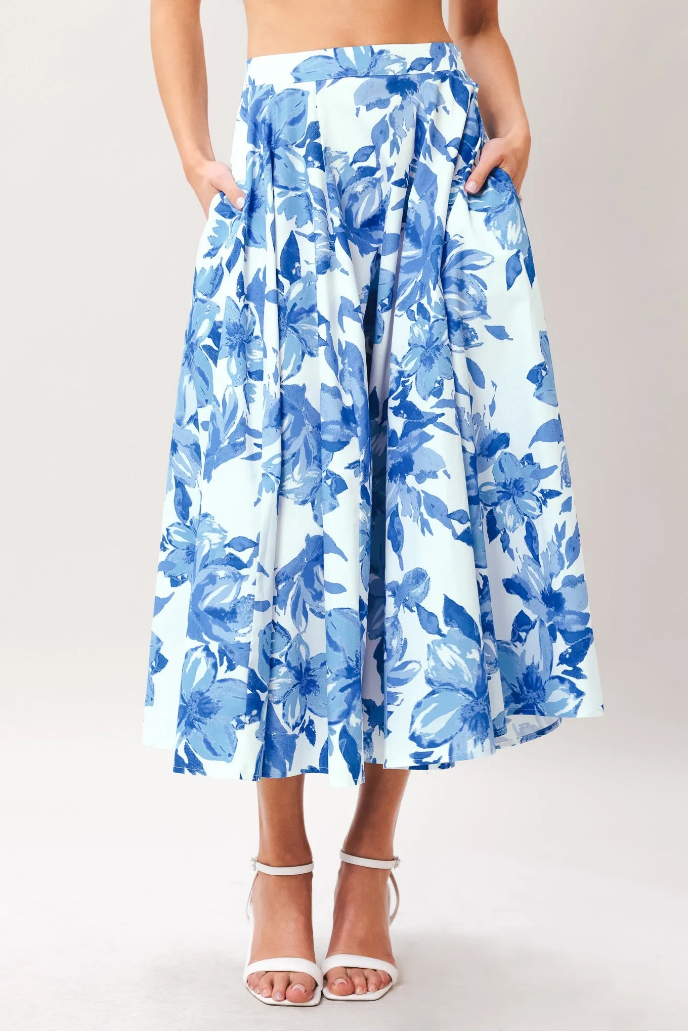 Sky Blossom Woven Full Circle Skirt sold by Zulily product image thumbnail 3