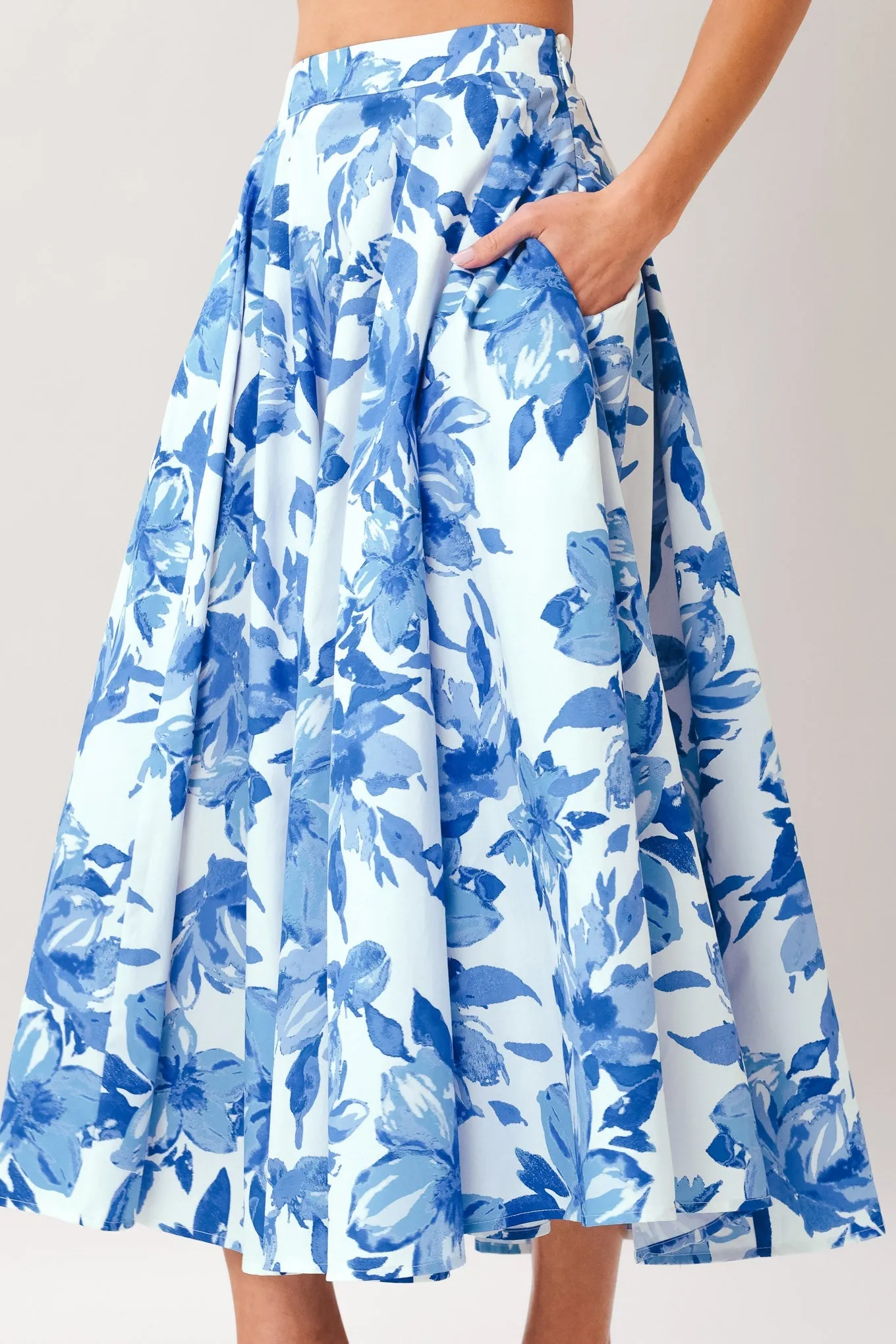 Sky Blossom Woven Full Circle Skirt sold by Zulily product image thumbnail 4