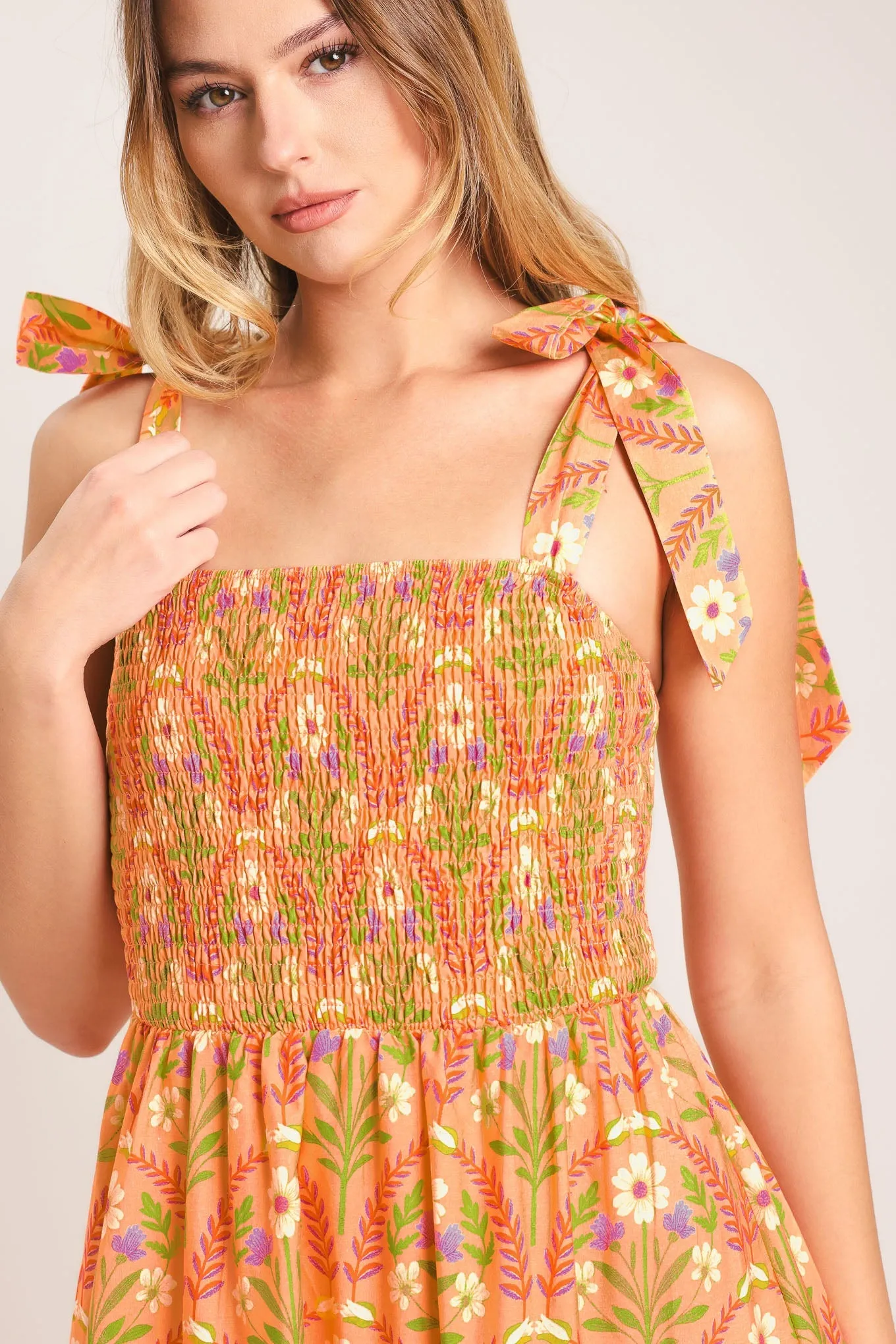 Sunkiss Floral Woven Maxi Dress sold by Zulily product image thumbnail 5