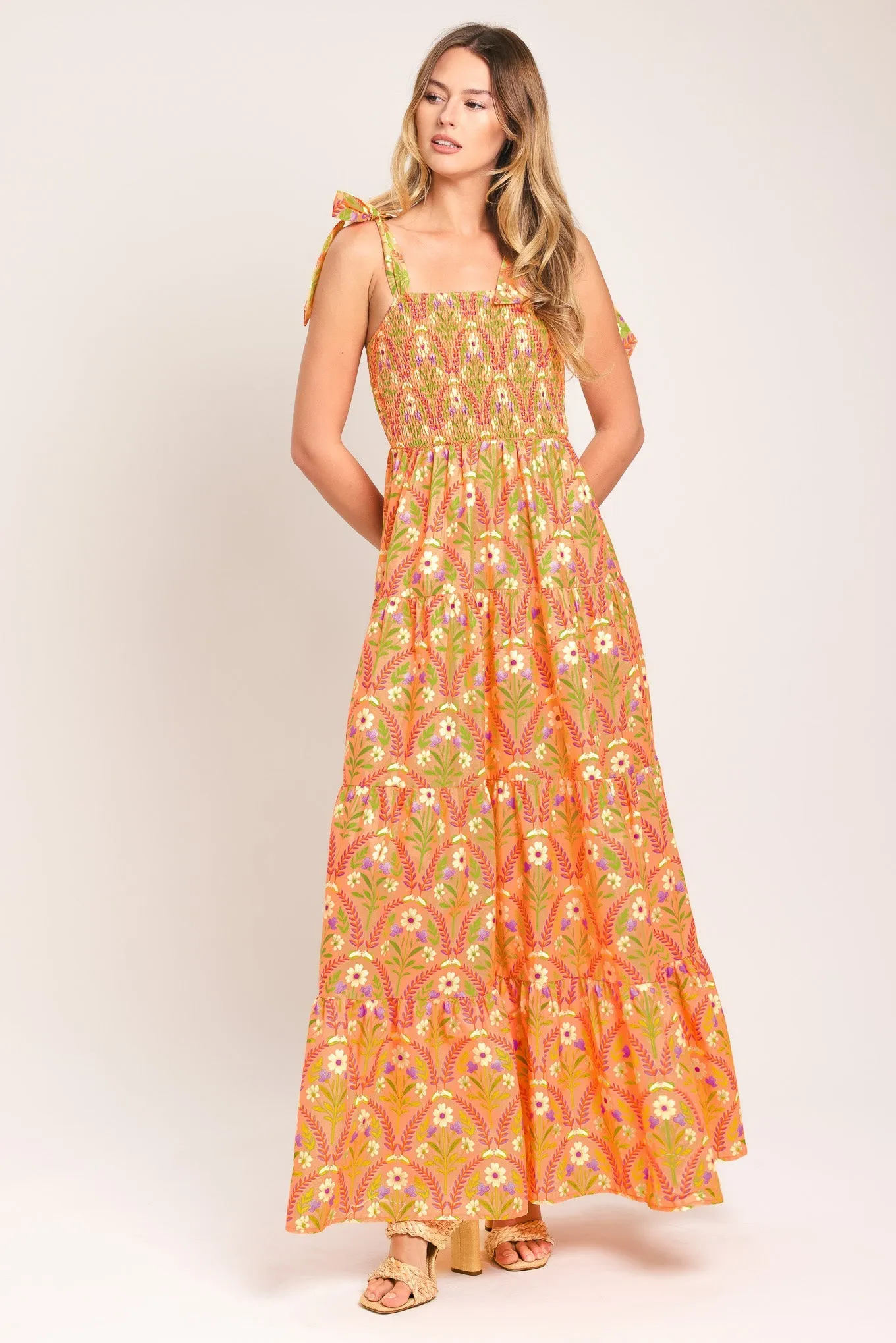 Sunkiss Floral Woven Maxi Dress sold by Zulily product image thumbnail 3