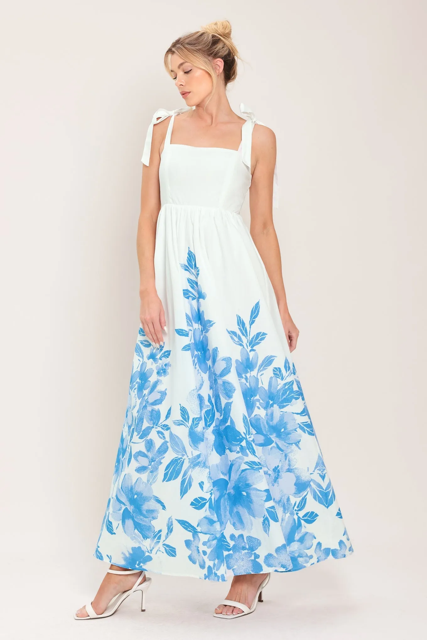Cloud Blossom Woven Maxi Dress sold by Zulily product image thumbnail 3