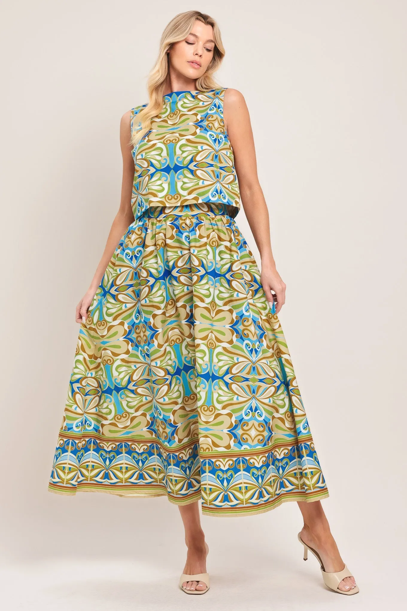 Island Mosaic Woven Crop Top sold by Zulily product image thumbnail 5