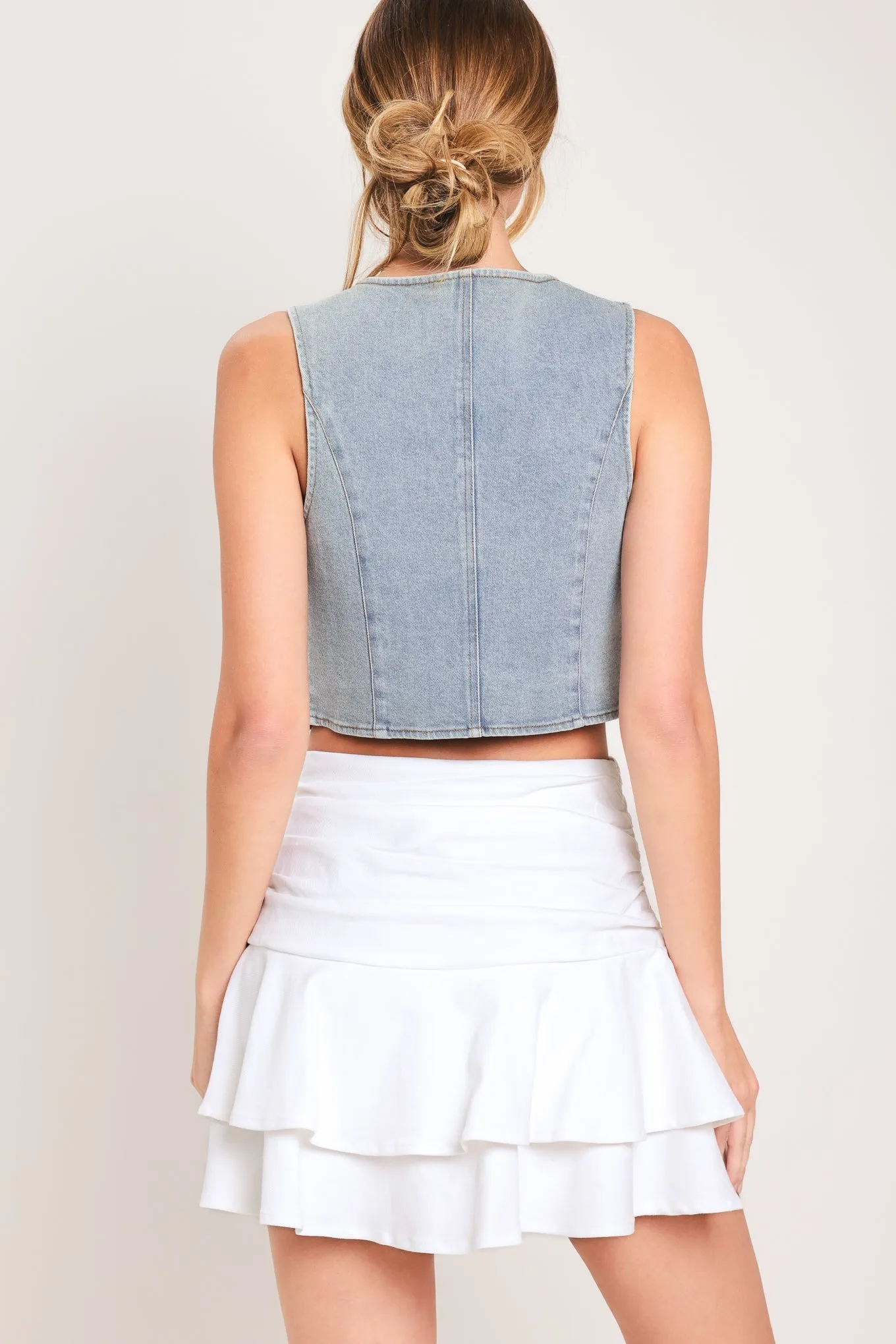 Cloud Frill Woven Skort sold by Zulily product image thumbnail 2
