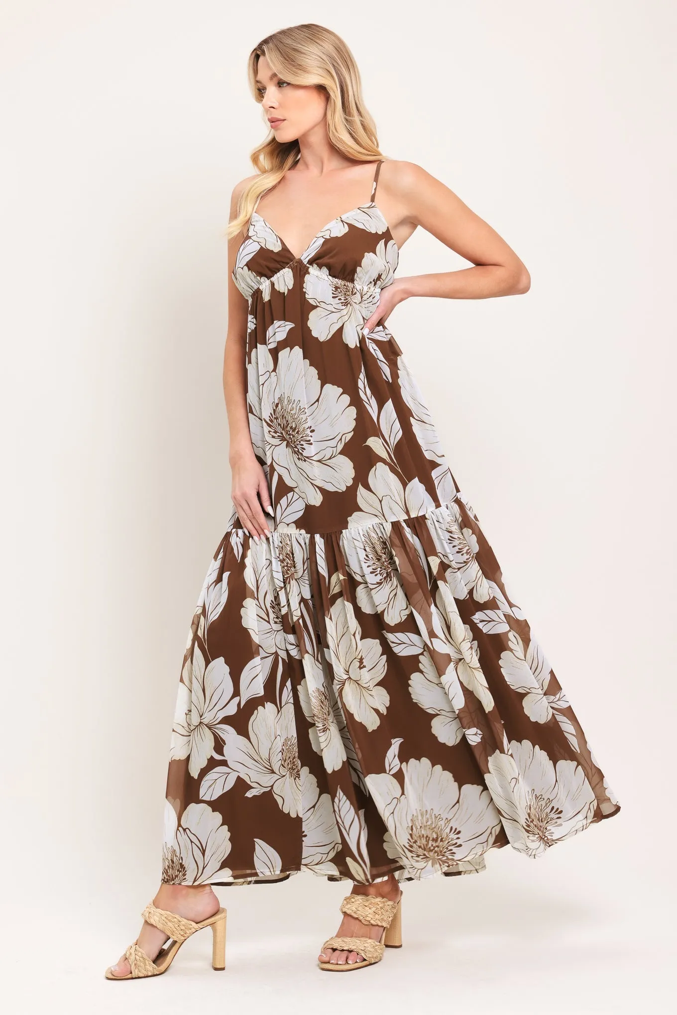 Desert Bloom Woven Maxi Dress sold by Zulily product image thumbnail 4