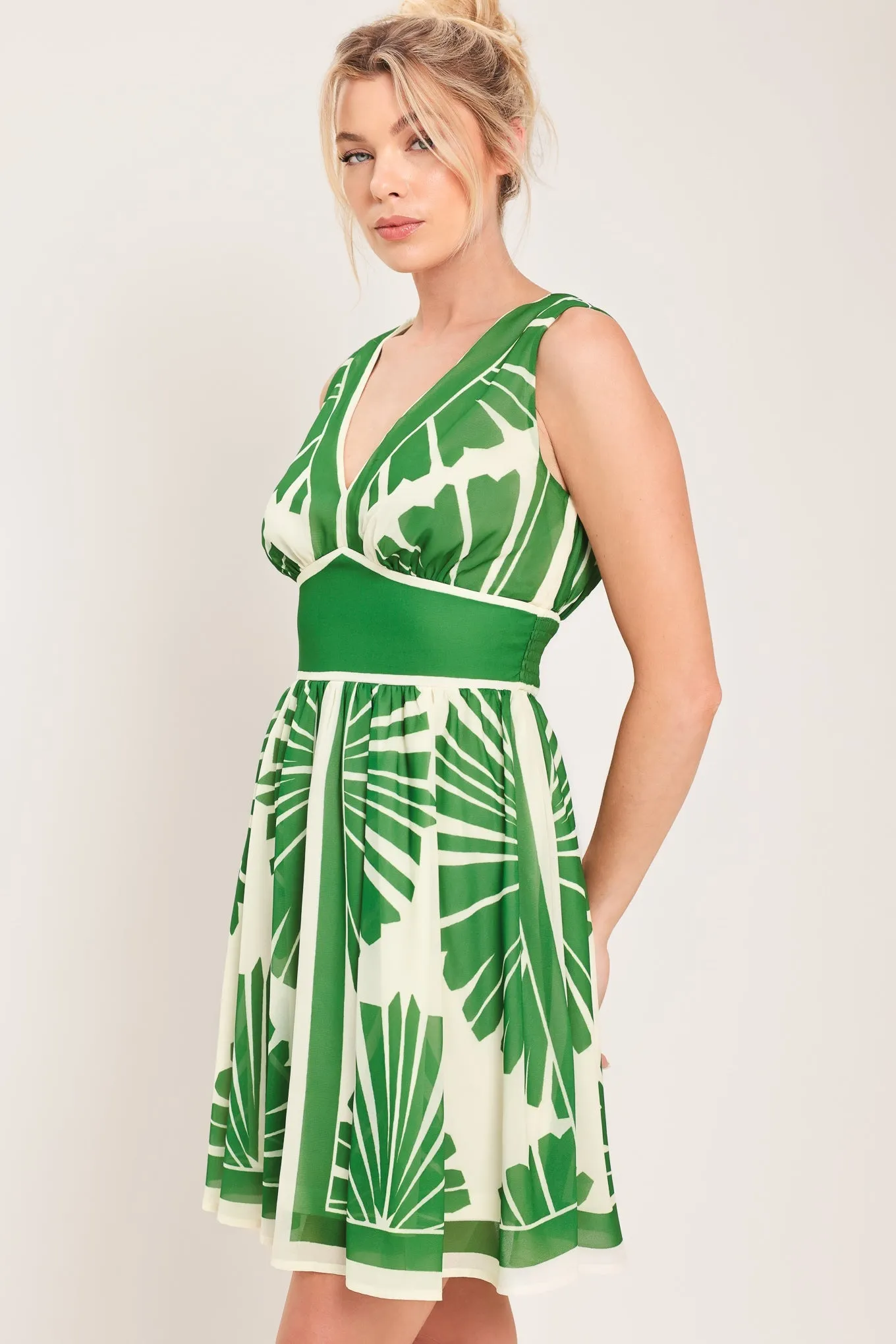 Palm Breeze Woven Mini Dress sold by Zulily product image thumbnail 5