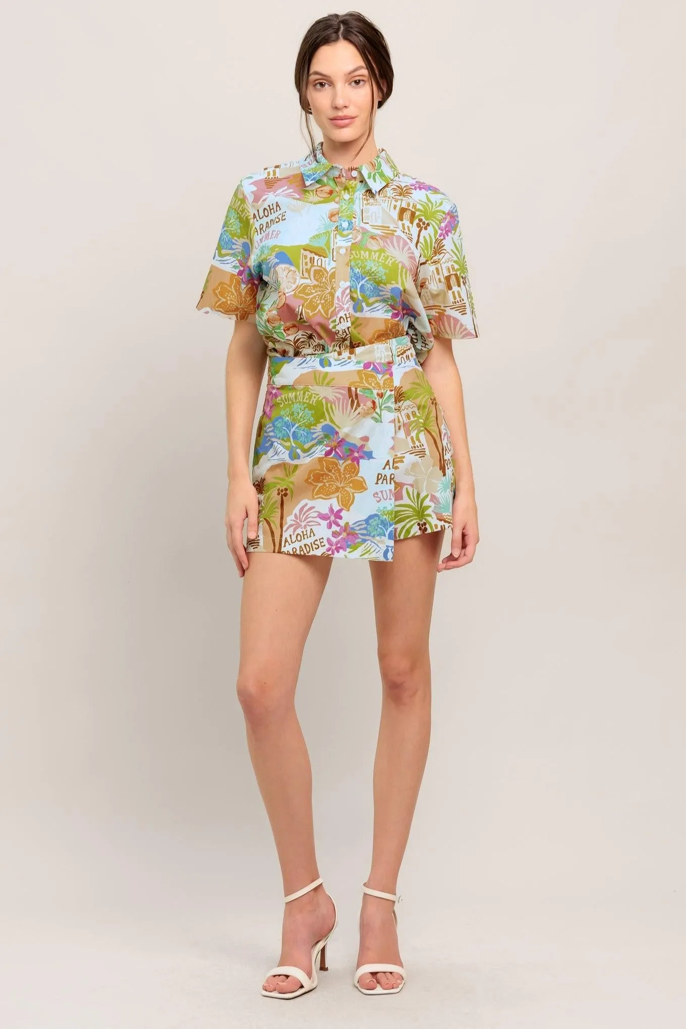 Sunshine Getaway Woven Skort sold by Zulily product image thumbnail 5