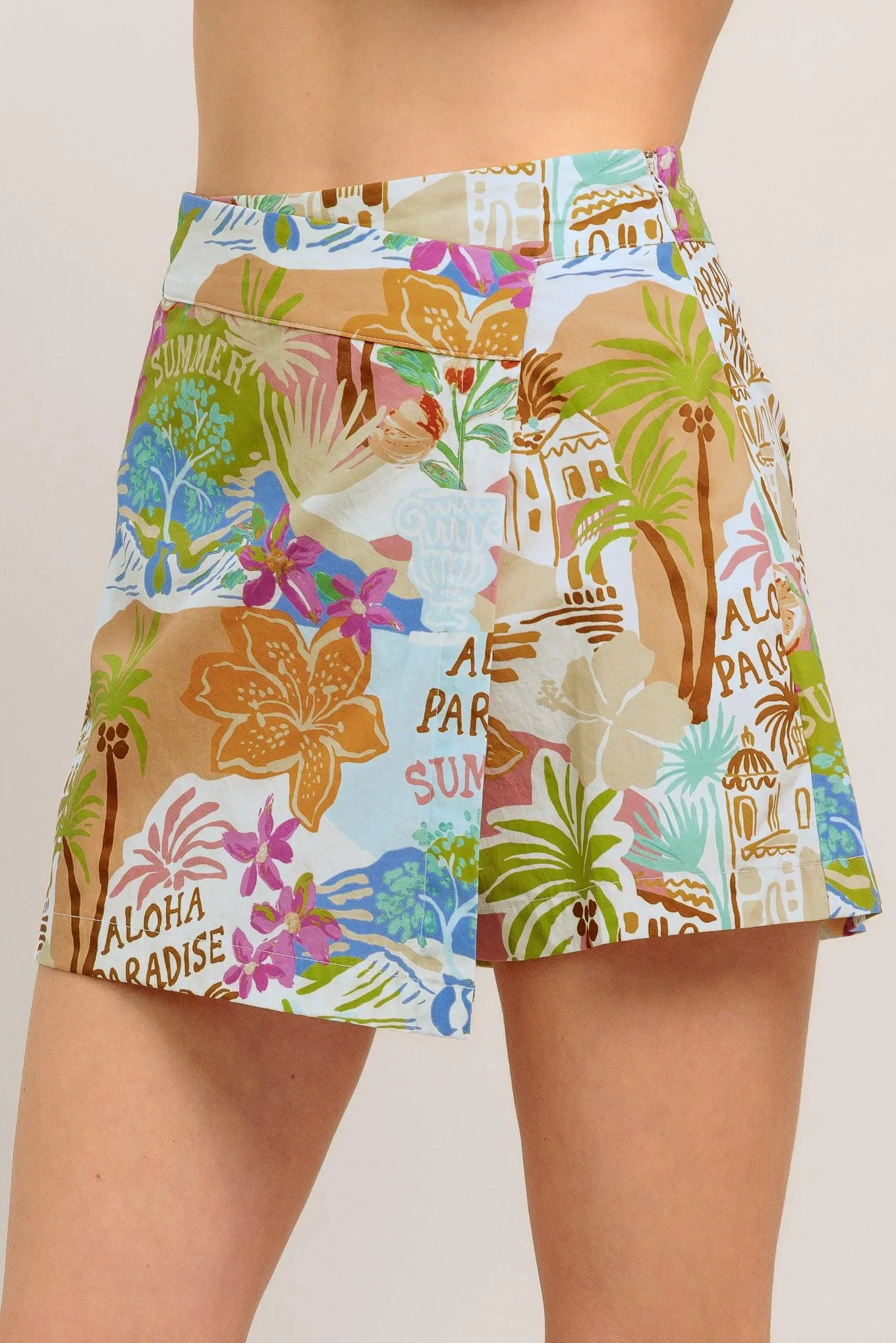 Sunshine Getaway Woven Skort sold by Zulily product image thumbnail 4