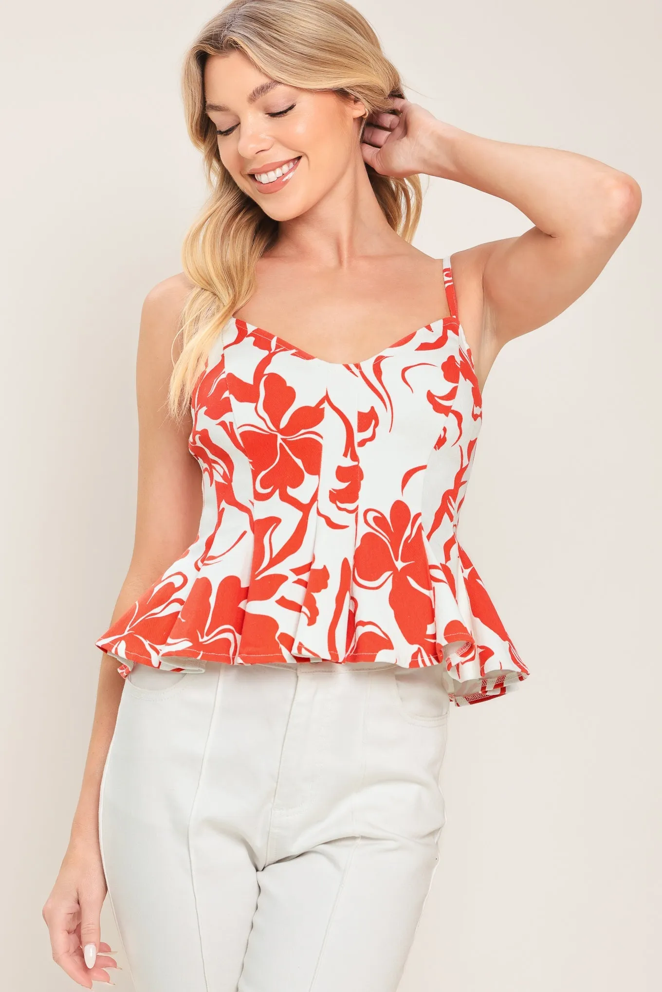 Scarlet Bloom Woven Top sold by Zulily product image thumbnail 4