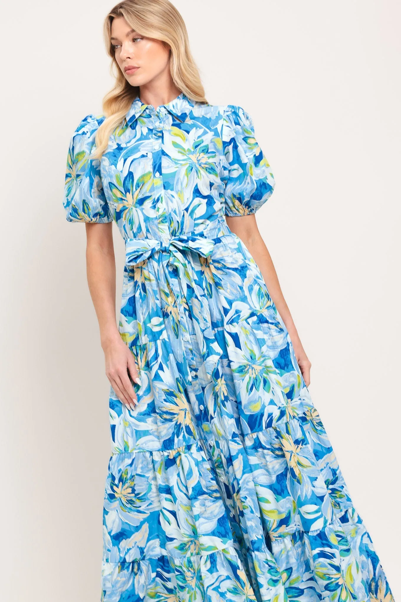 Ocean Garden Woven Midi Dress sold by Zulily product image thumbnail 5