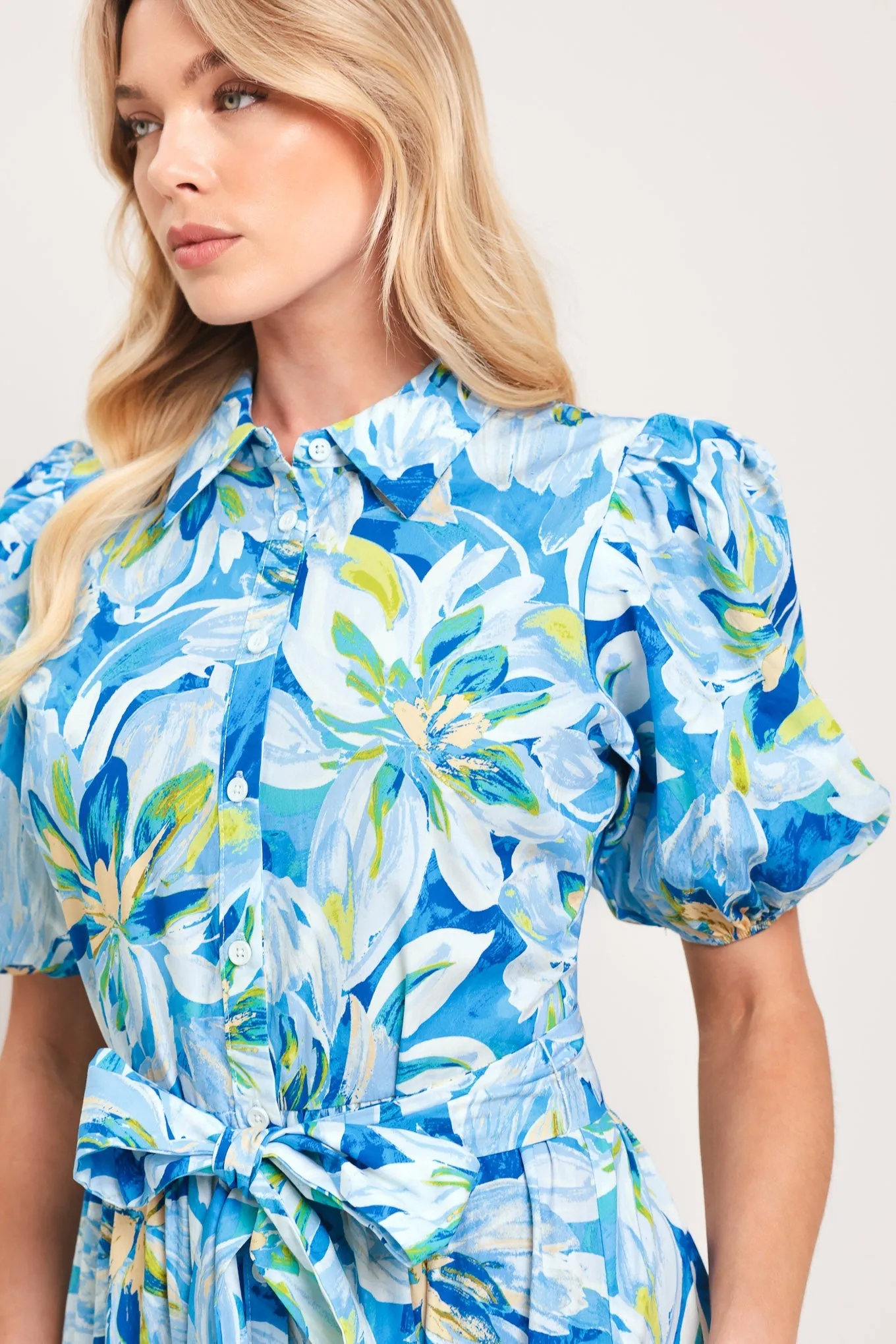 Ocean Garden Woven Midi Dress sold by Zulily product image thumbnail 2