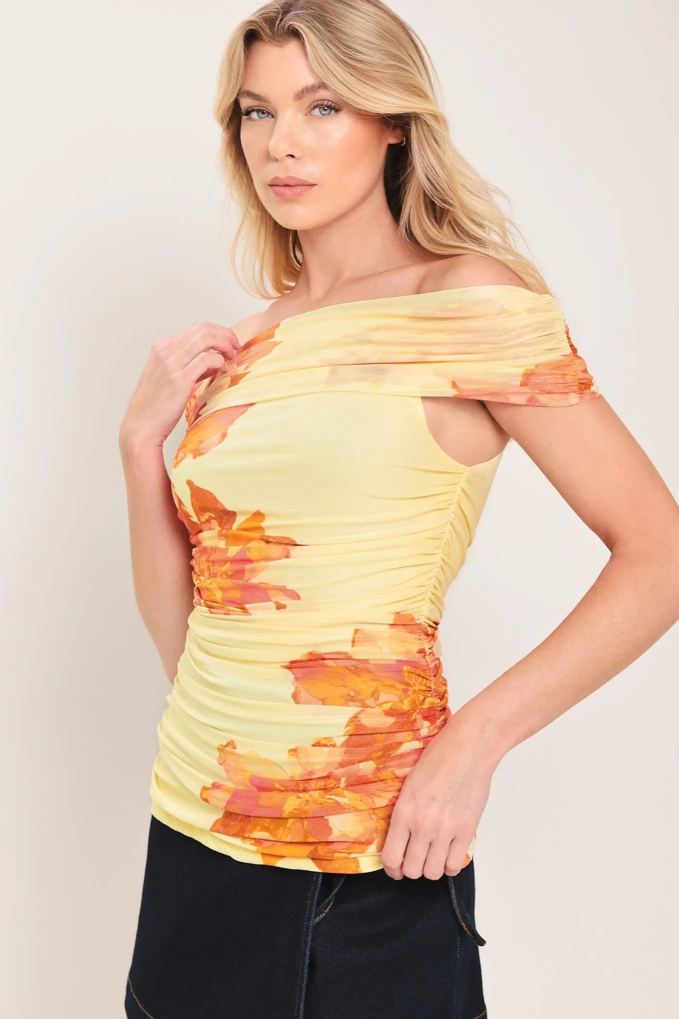 Golden Hour Power Mesh Top sold by Zulily product image thumbnail 5