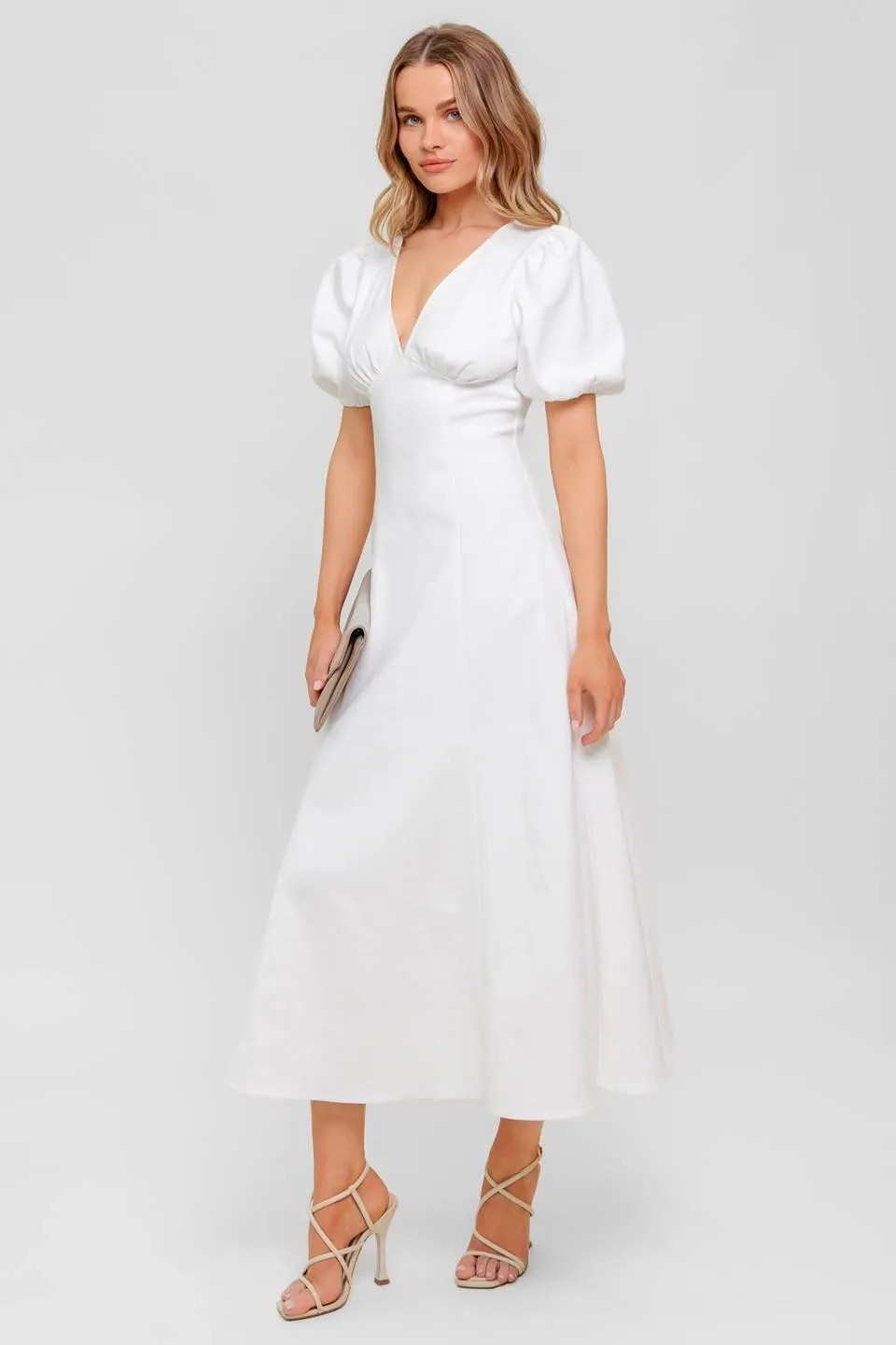Secret Vine Glow Woven Twill Midi Dress sold by Zulily product image thumbnail 5