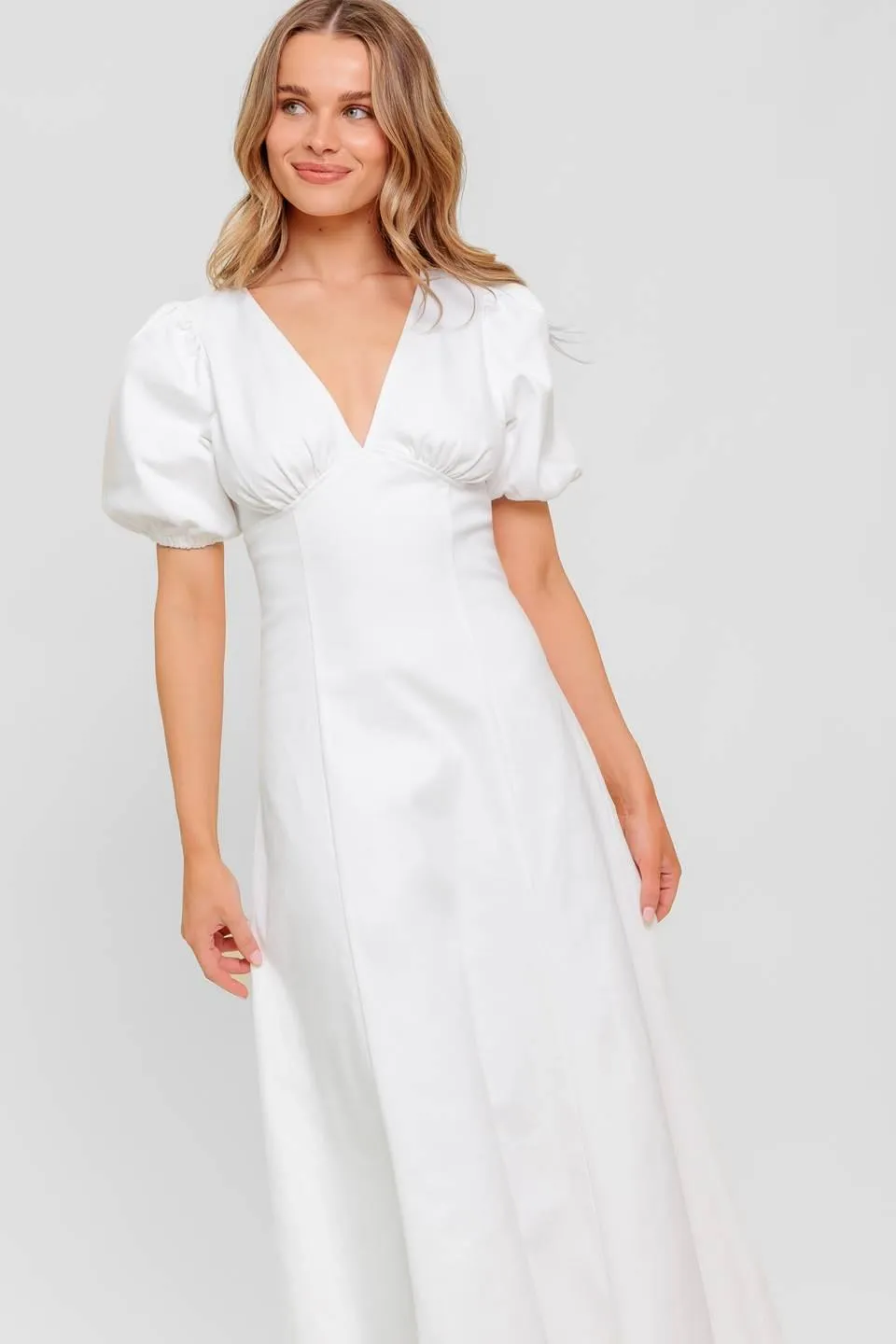 Secret Vine Glow Woven Twill Midi Dress sold by Zulily product image thumbnail 3