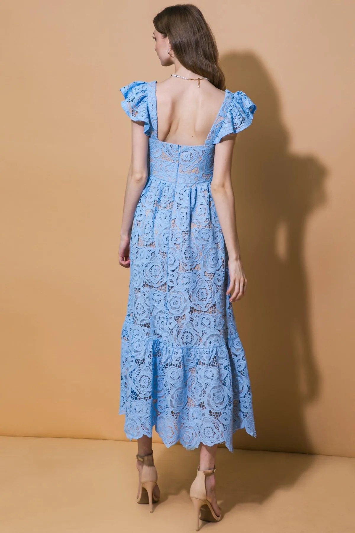 Still Thinking Lace Midi Dress sold by Zulily product image thumbnail 3