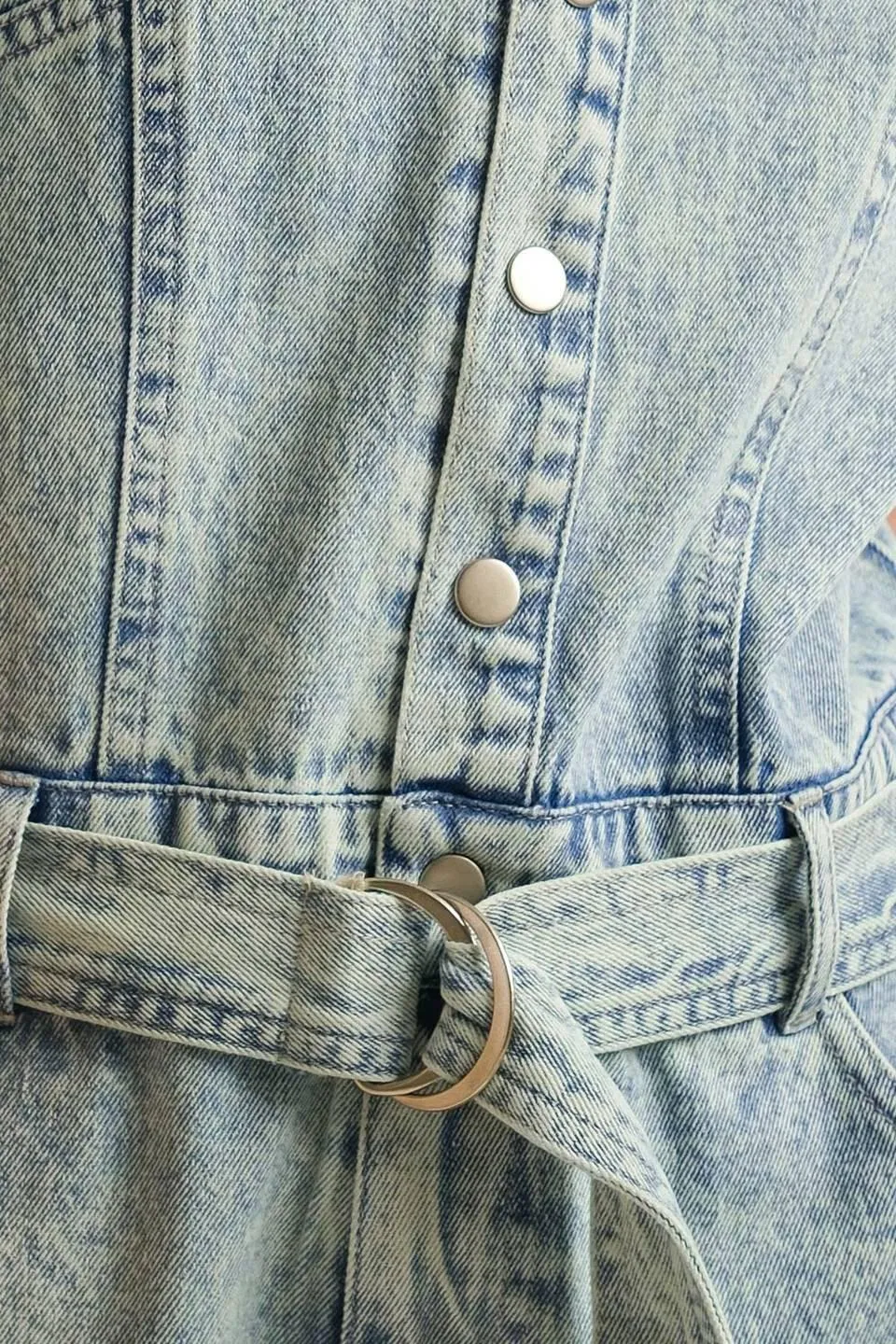 Countryside Charm Denim Romper sold by Zulily product image thumbnail 5