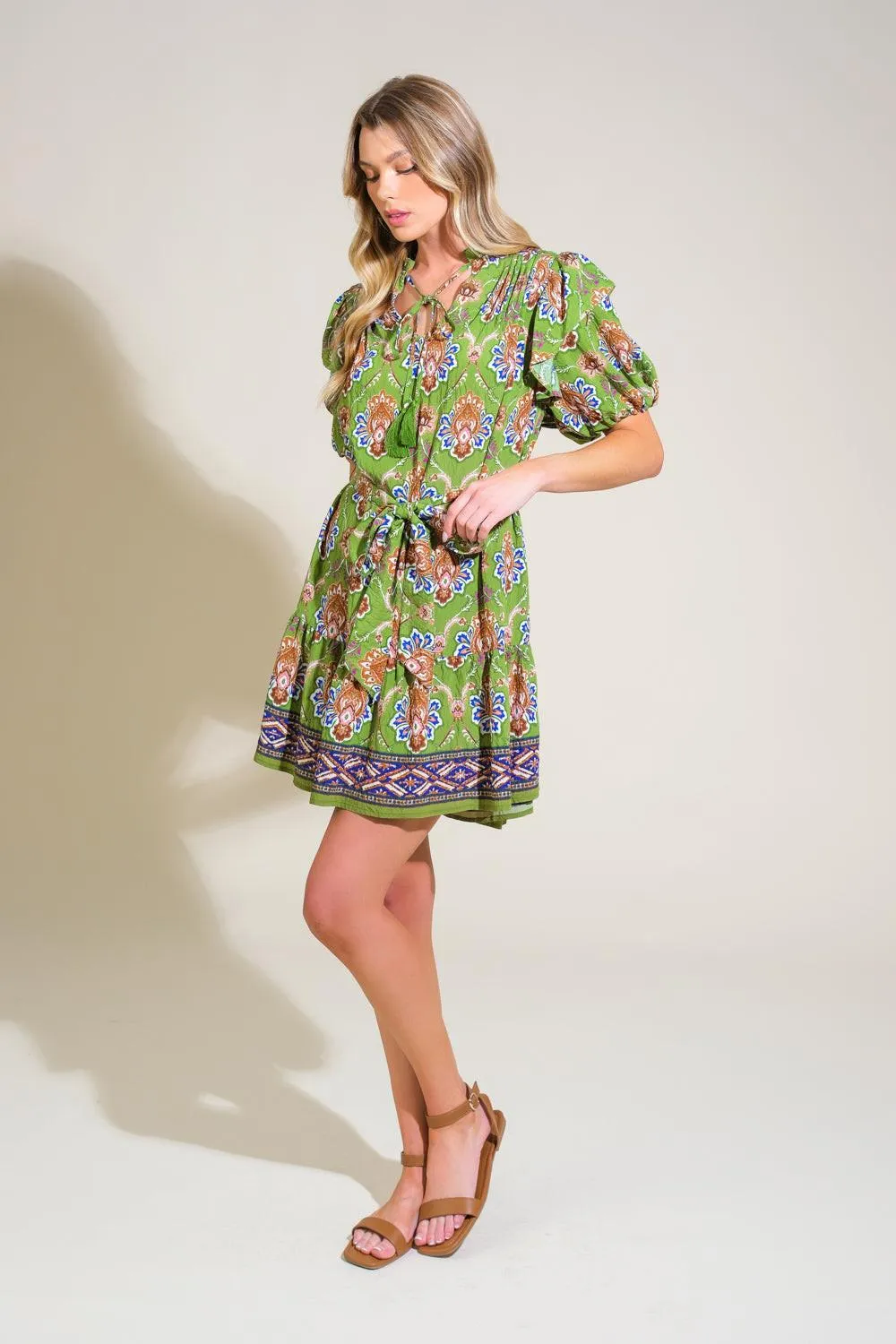 Pure Serenity Woven Mini Dress sold by Zulily product image thumbnail 5