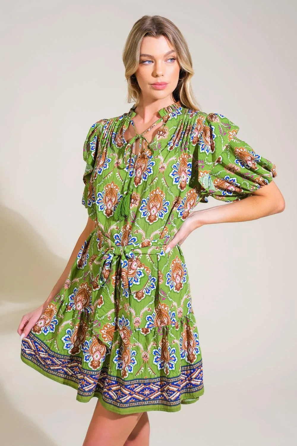 Pure Serenity Woven Mini Dress sold by Zulily product image thumbnail 3
