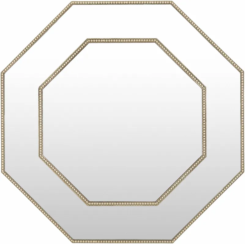 Swellendam Gold Octagonal Mirror - Clearance made by Zulily