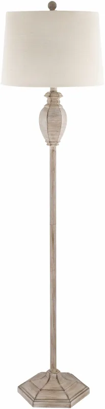 Esmeralda Resin Gray & Beige Floor Lamp made by Zulily