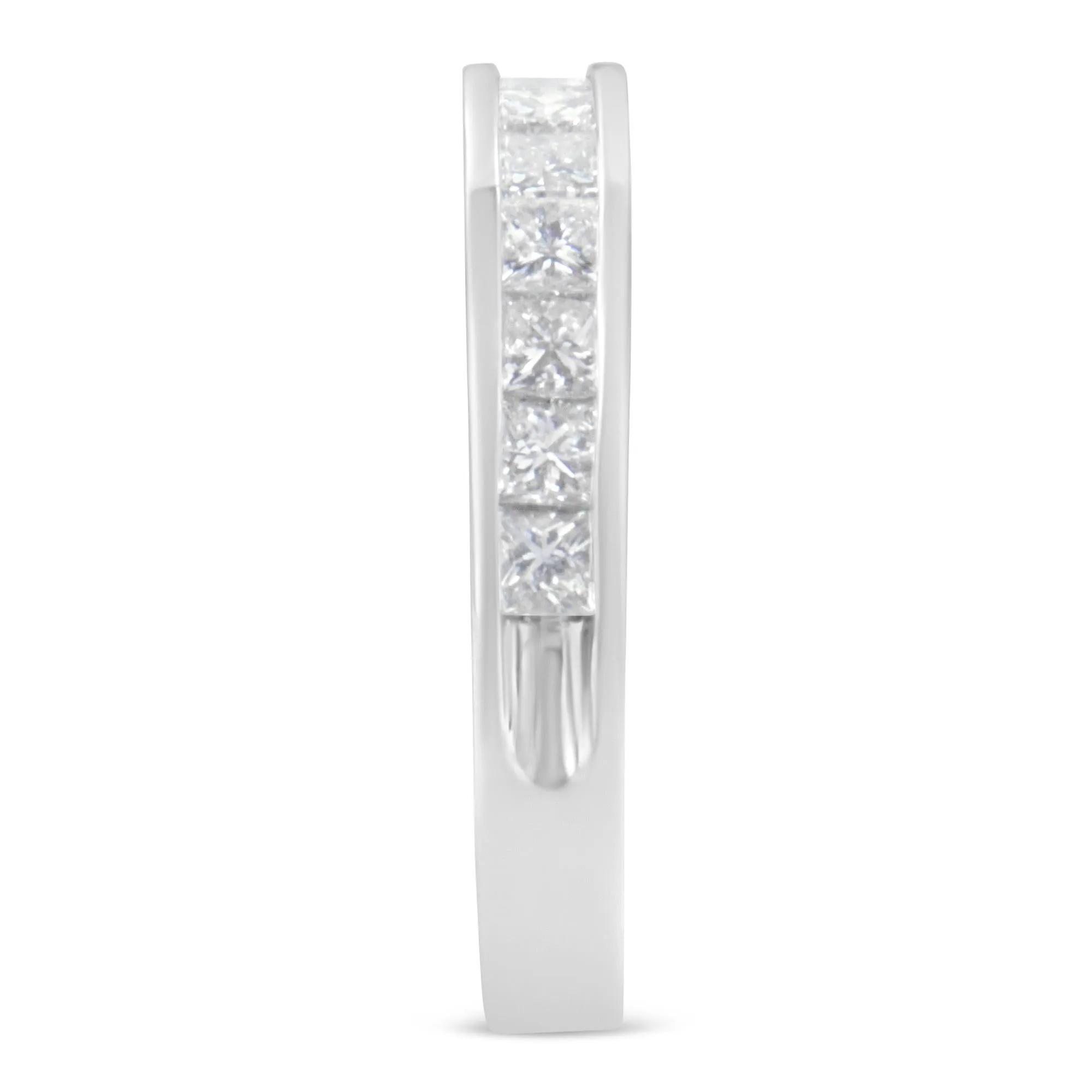 Women's 18K White Gold Princess Cut Diamond Band Ring (1 Cttw, G-H Color, SI1-SI2 Clarity) sold by Zulily product image thumbnail 5