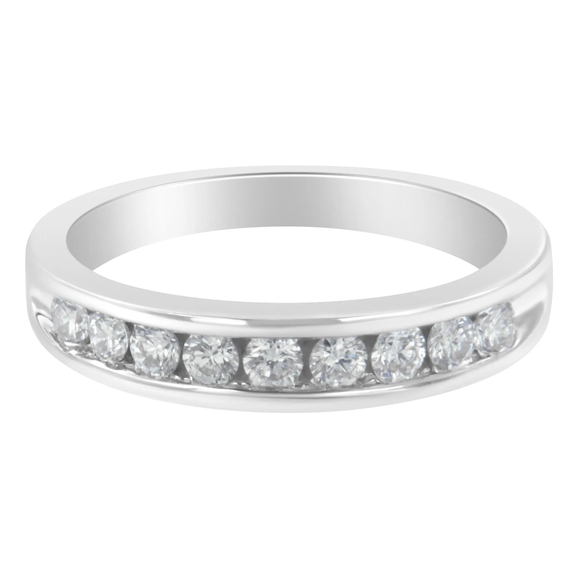 18K White Gold Round-Cut Diamond Ring (1/2 cttw, H-I Color, SI2-I1 Clarity) sold by Zulily product image thumbnail 4
