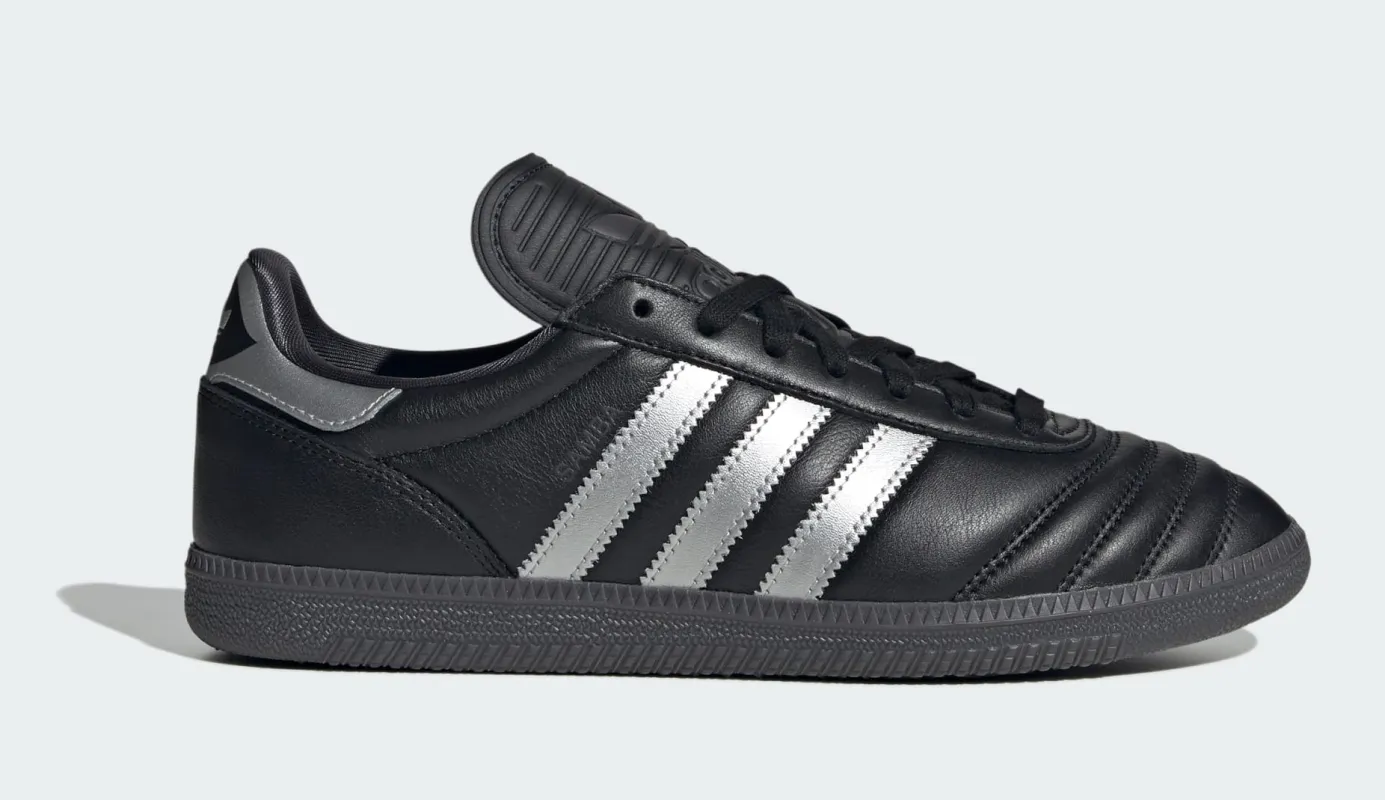 [HQ9241] Men's adidas Samba JP 'Black Silver Metallic' made by Adidas