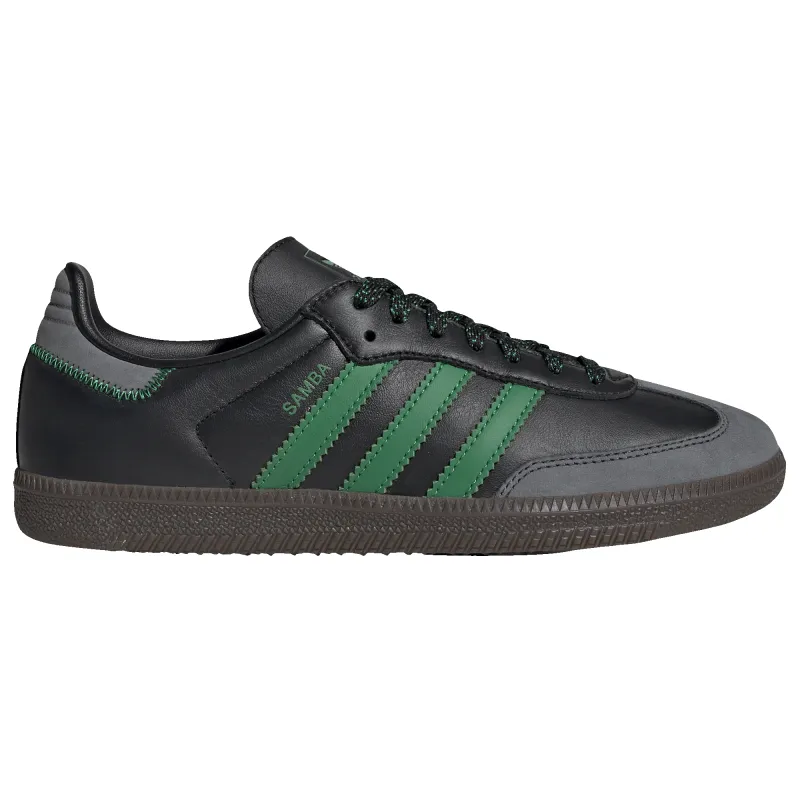[IE6520] Womens adidas Samba OG 'Black Green' made by Adidas