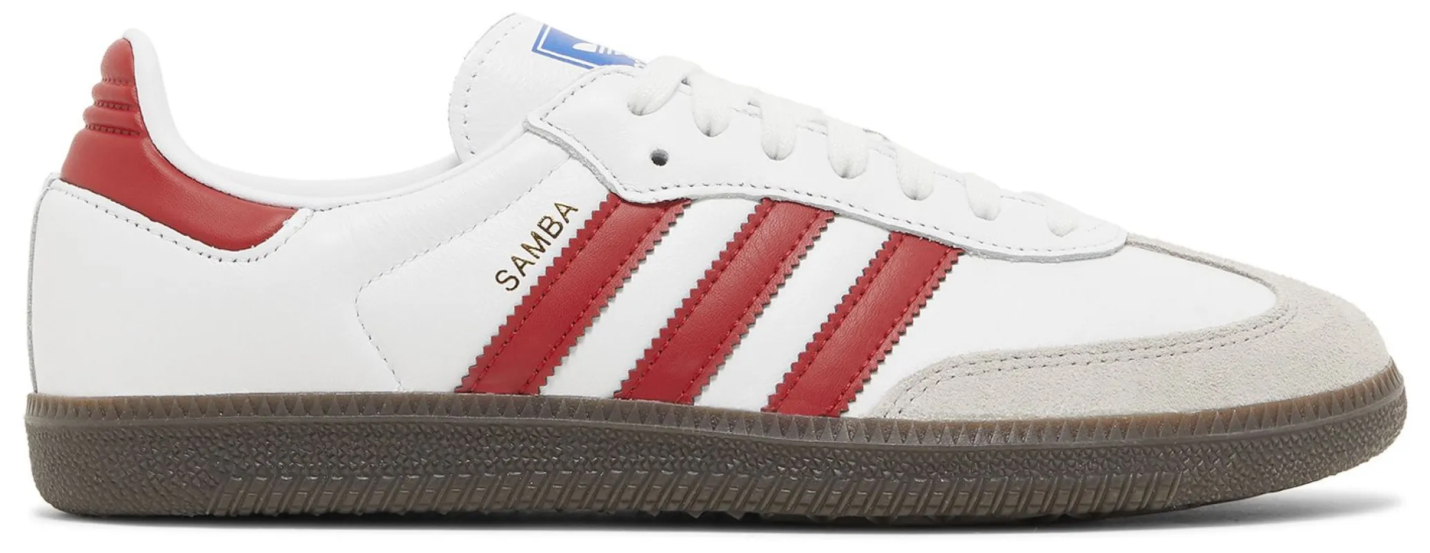 [IG1025] Mens adidas Samba OG 'White Better Scarlet' made by Adidas