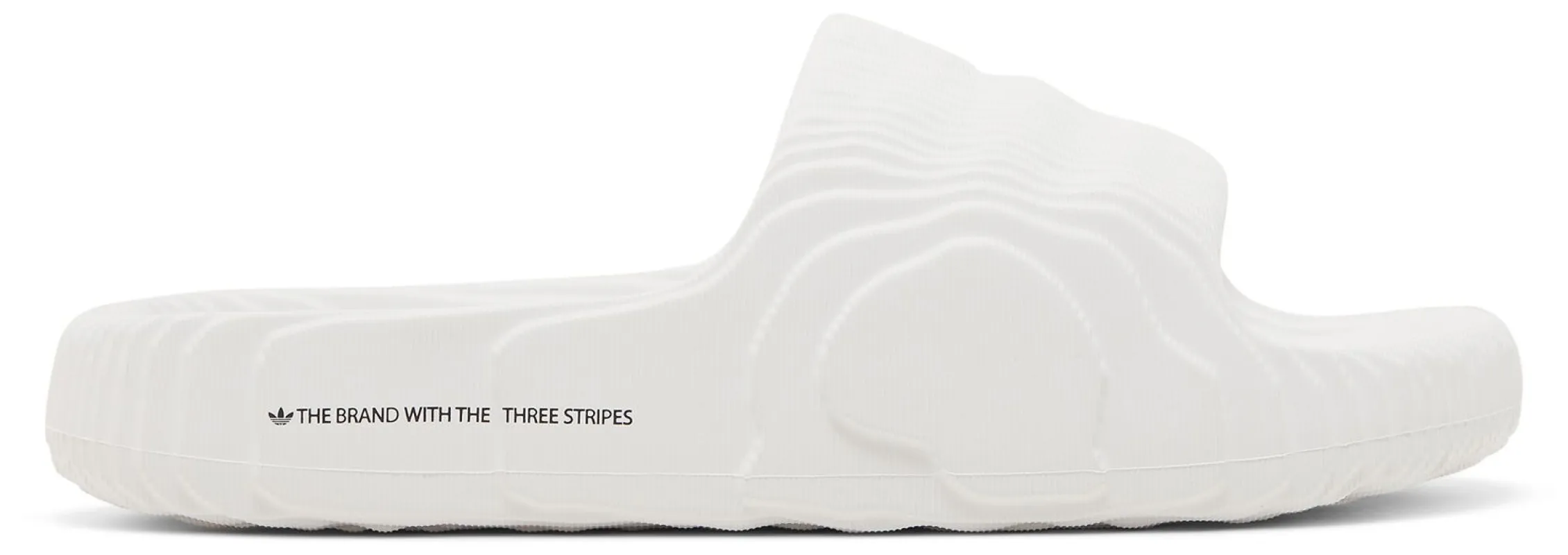 [HQ4672] Mens adidas Adilette 22 'Crystal White / Crystal White / Core Black' made by Adidas