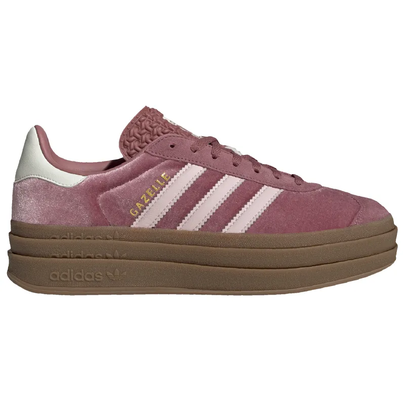 [IG4389] Womens adidas Originals Gazelle Bold 'Sandy Pink Velvet' made by Adidas