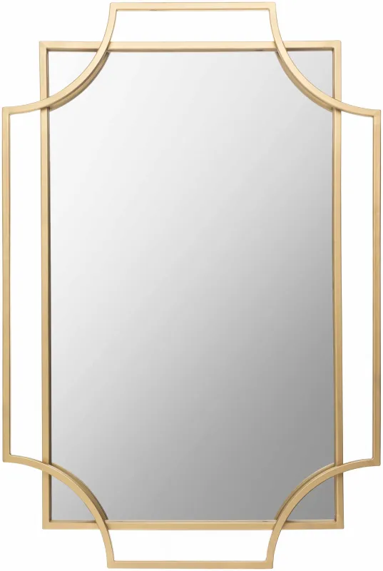 Golasecca Brass Frame Gold Mirror made by Zulily