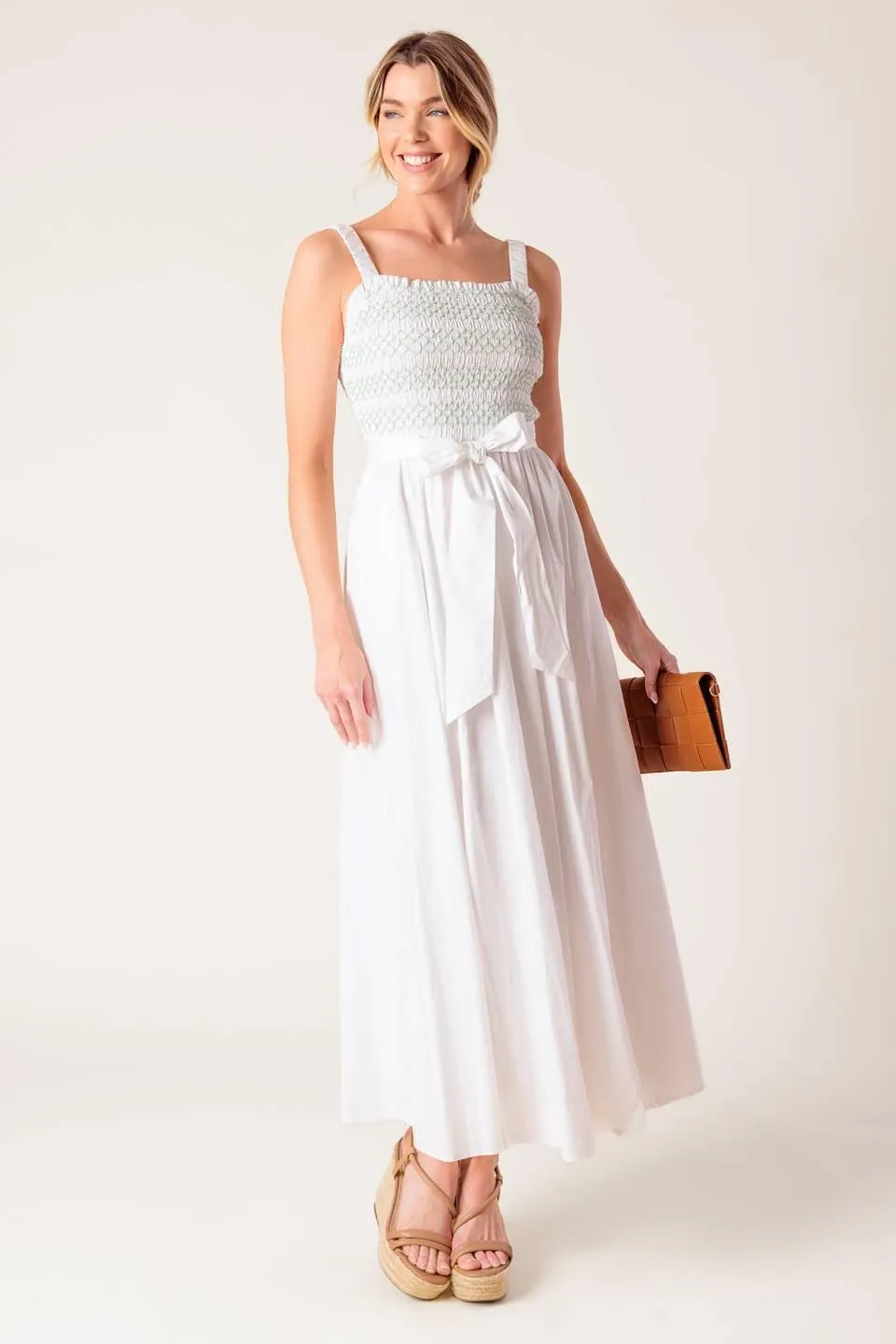 Romina Broderie Woven Midi Dress sold by Zulily product image thumbnail 4