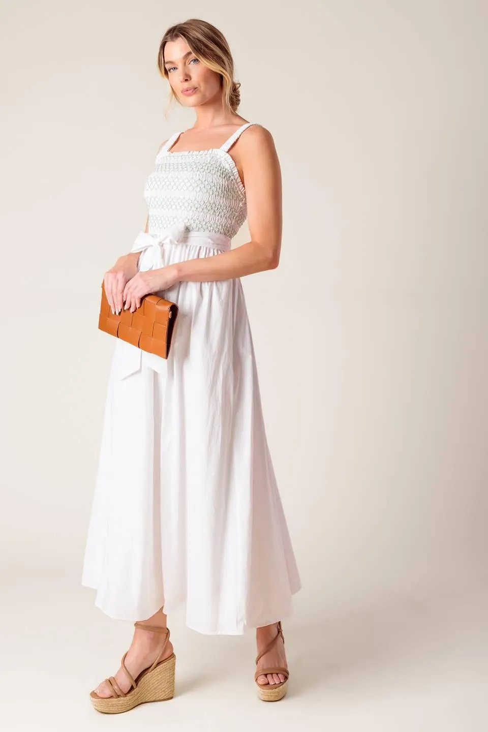 Romina Broderie Woven Midi Dress sold by Zulily product image thumbnail 5