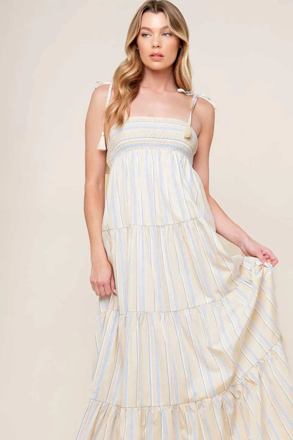 Waves of Lift Woven Maxi Dress sold by Zulily product image thumbnail 4