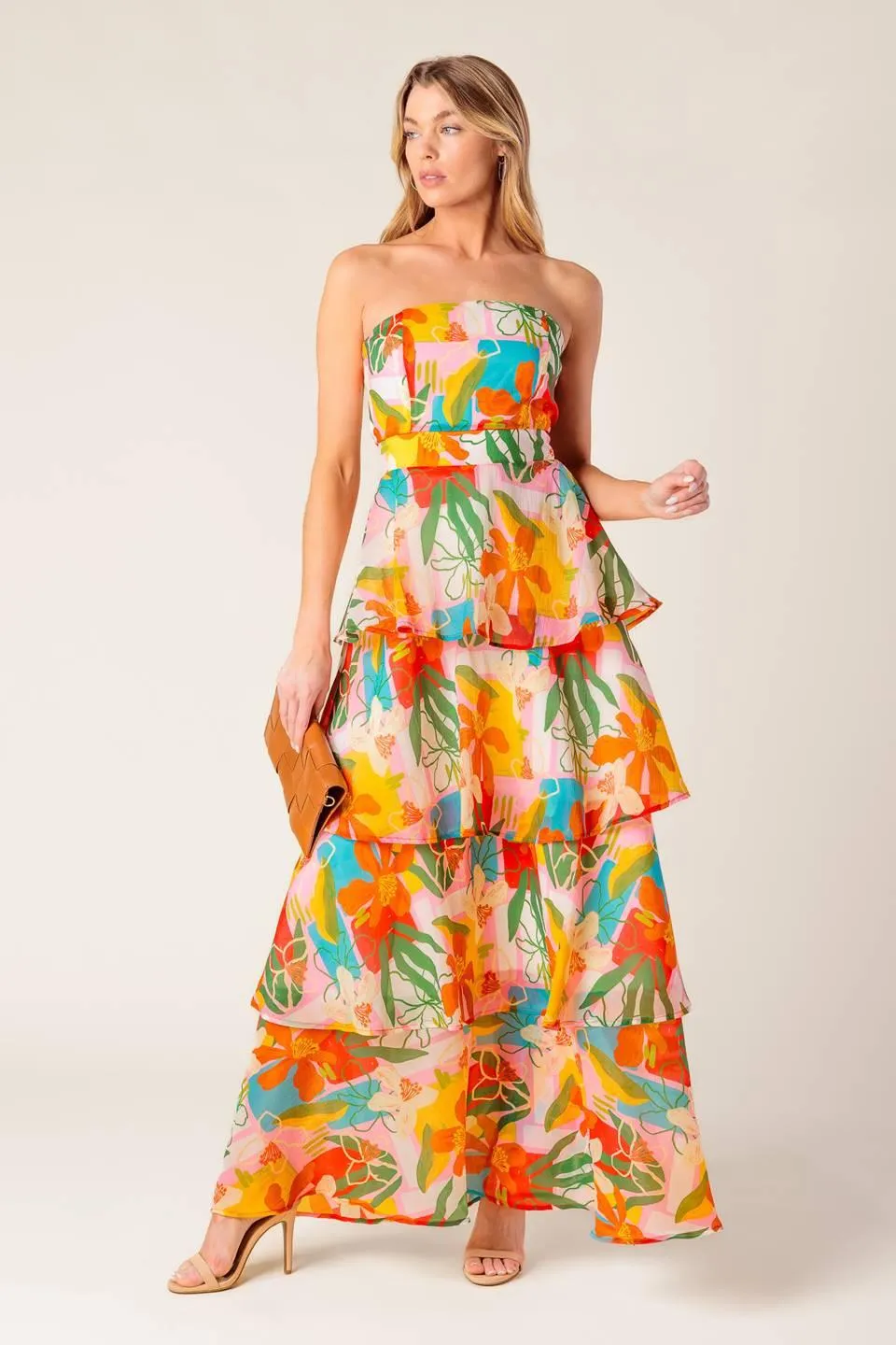Half Past Sunset Woven Maxi Dress sold by Zulily product image thumbnail 3