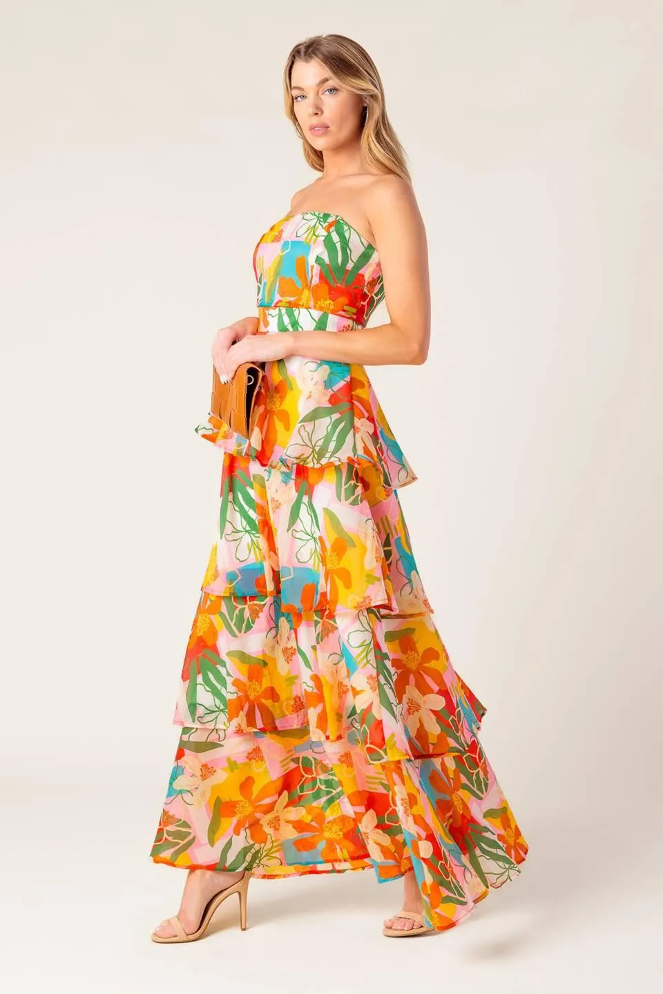 Half Past Sunset Woven Maxi Dress sold by Zulily product image thumbnail 5