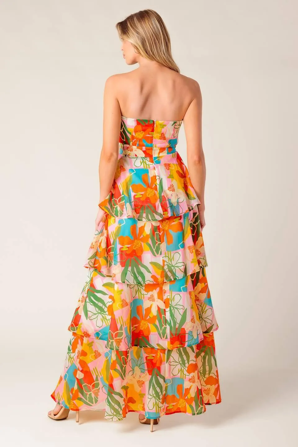 Half Past Sunset Woven Maxi Dress sold by Zulily product image thumbnail 2