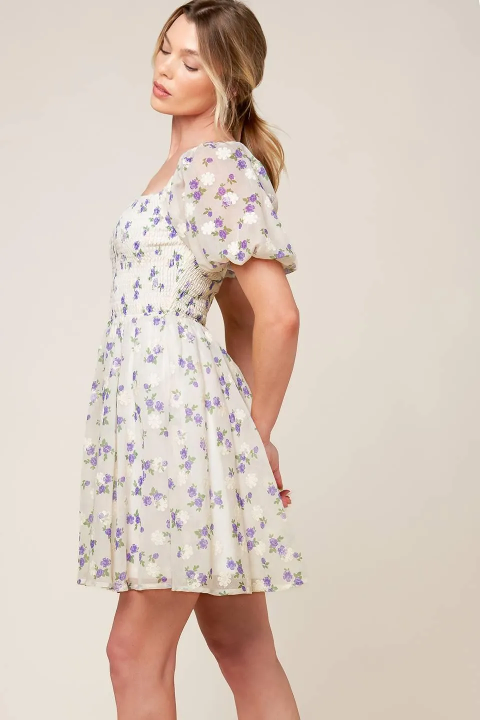 Making Connections Cream Woven Mini Dress sold by Zulily product image thumbnail 4