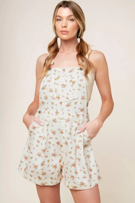 Invite Only Off White Woven Romper made by Flying Tomato