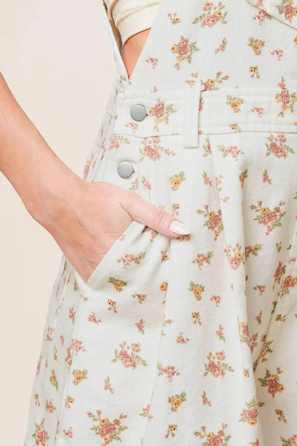 Invite Only Off White Woven Romper sold by Zulily product image thumbnail 3