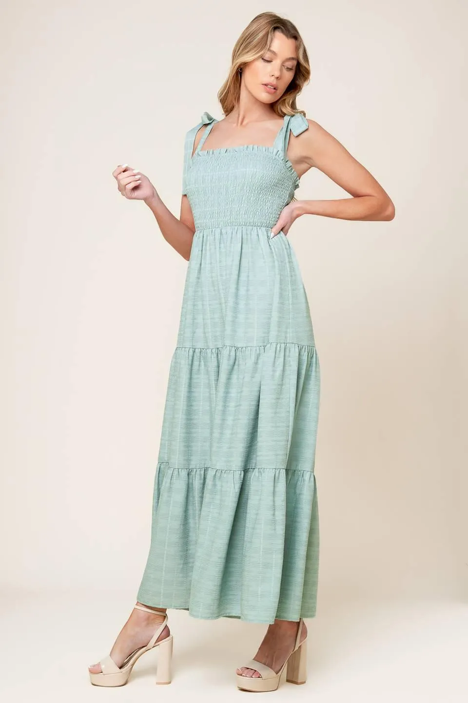 Horizons Ahead Woven Maxi Dress sold by Zulily product image thumbnail 3