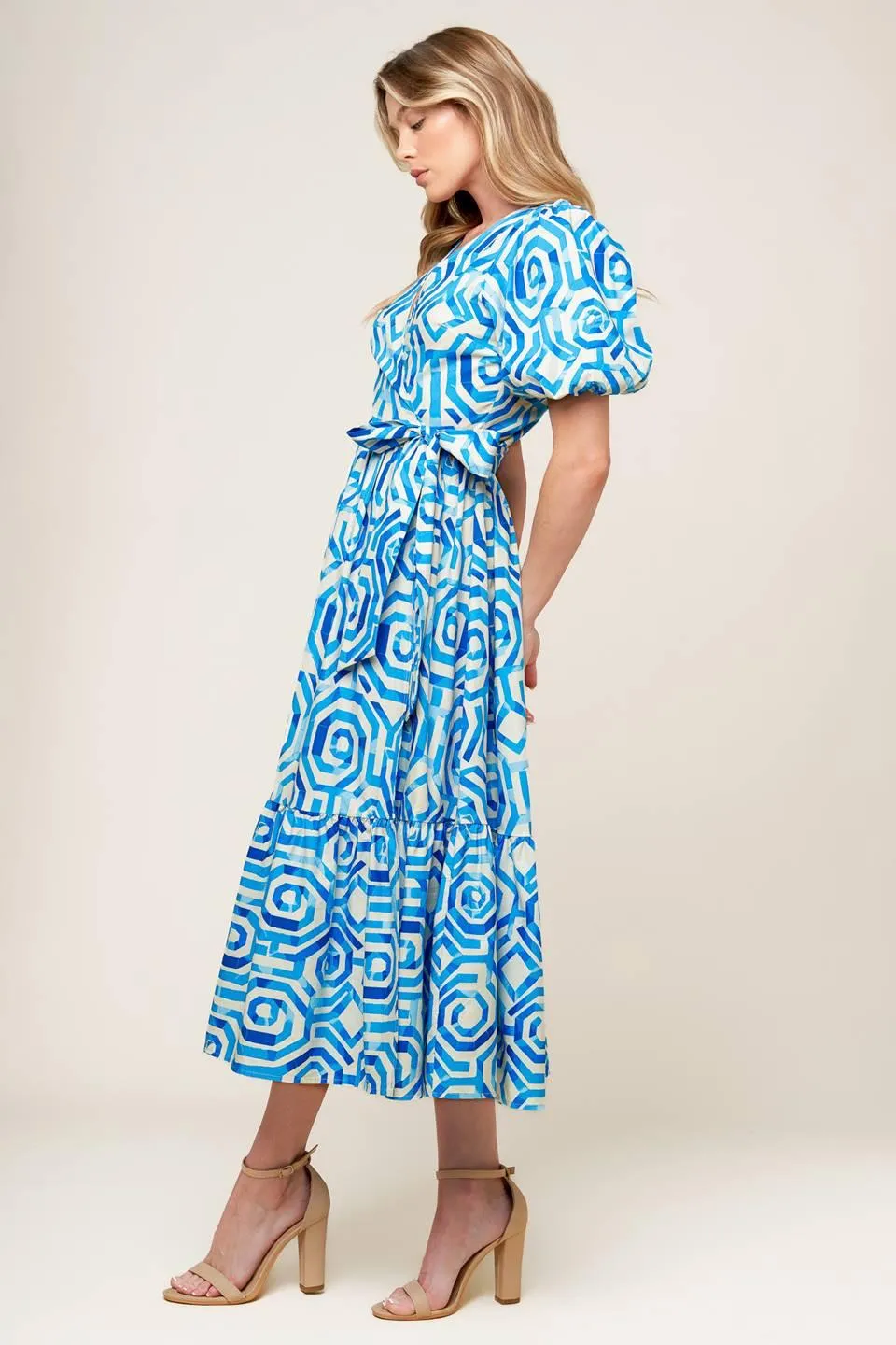 Seasonally Lovely Woven Midi Dress sold by Zulily product image thumbnail 5