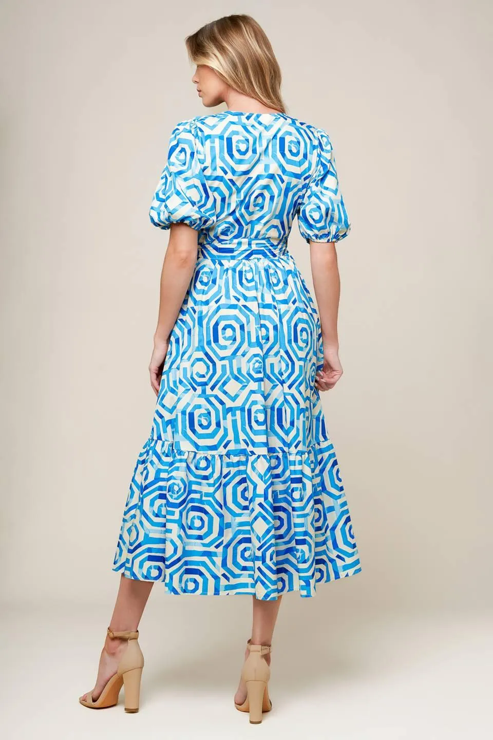 Seasonally Lovely Woven Midi Dress sold by Zulily product image thumbnail 2