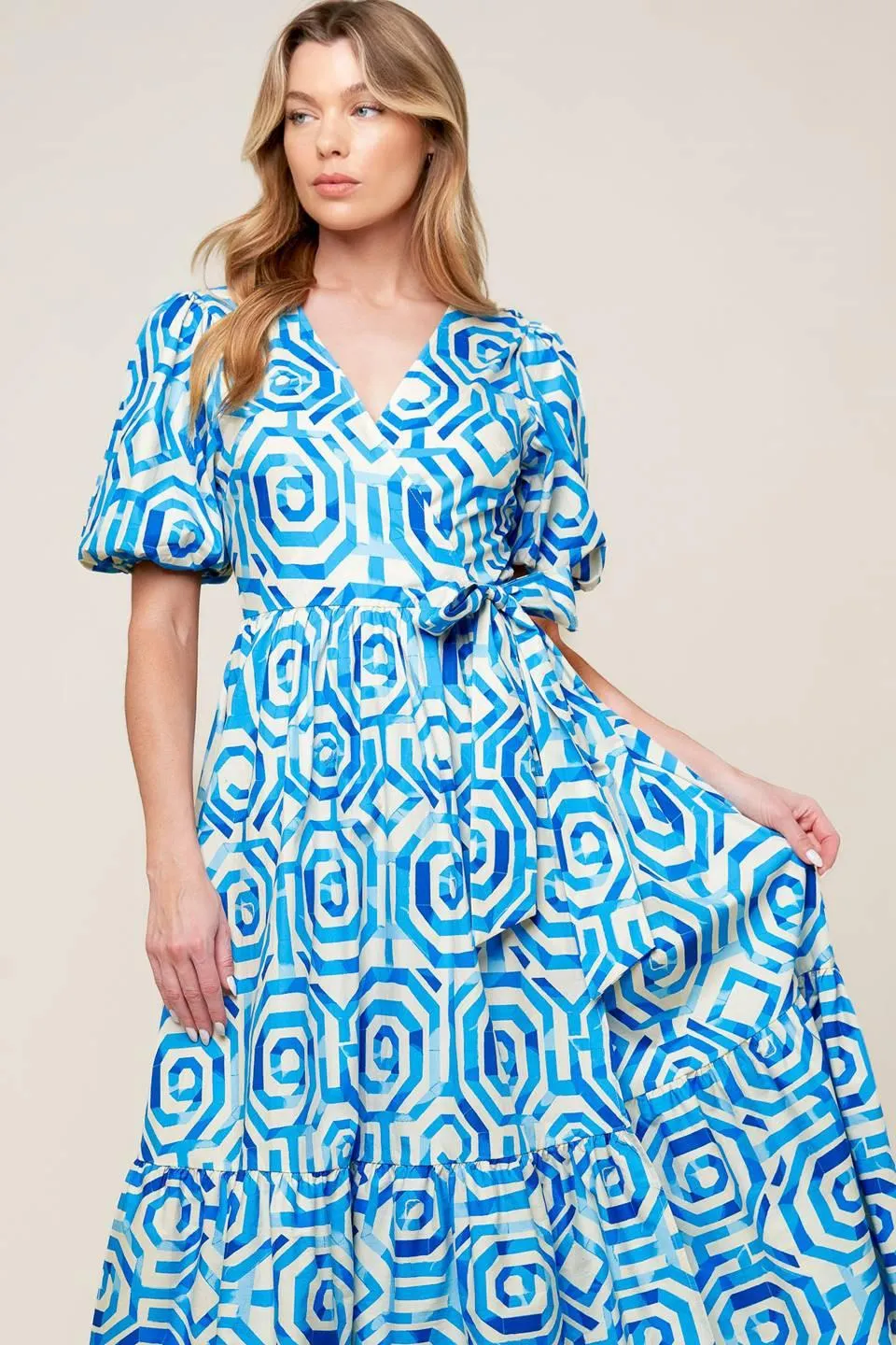 Seasonally Lovely Woven Midi Dress sold by Zulily product image thumbnail 4