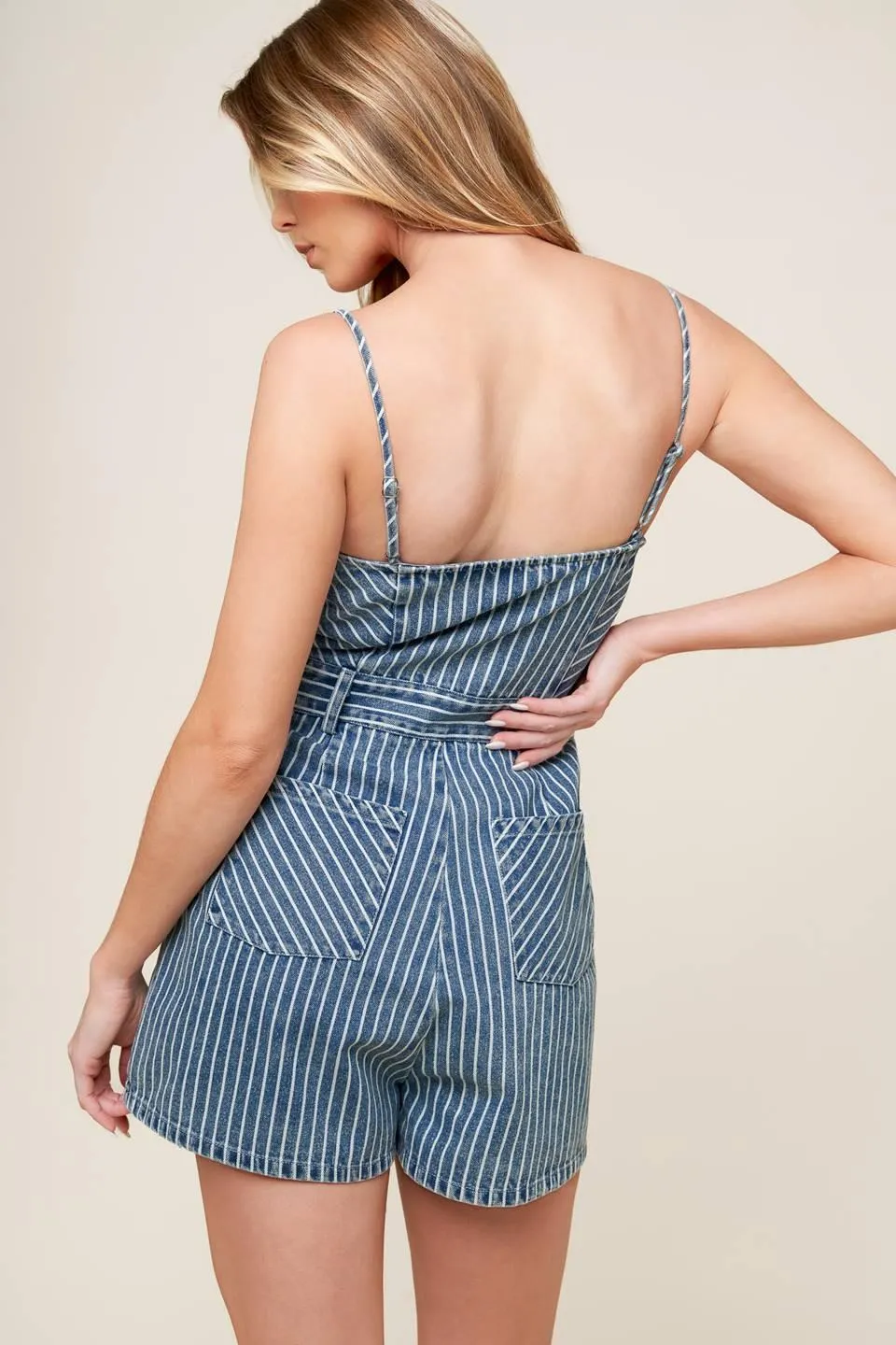Keep it Stylish Denim Romper sold by Zulily product image thumbnail 4