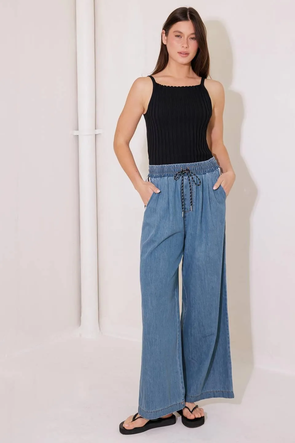 Bit of Sunshine Black Sweater Knit Tank Top sold by Zulily product image thumbnail 3