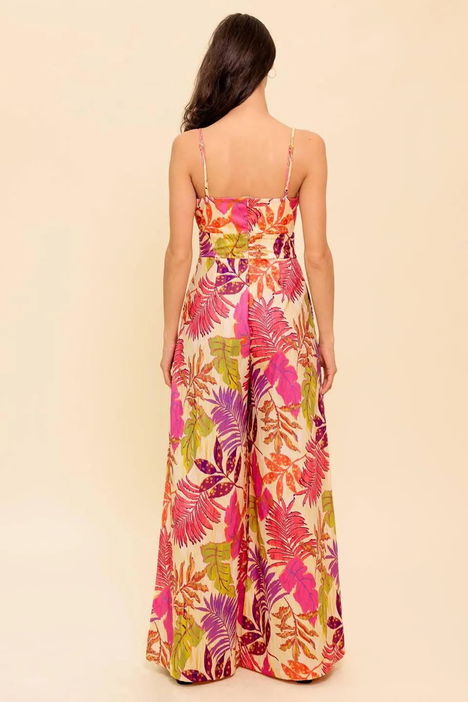 Safe Haven Pink Woven Jumpsuit sold by Zulily product image thumbnail 4